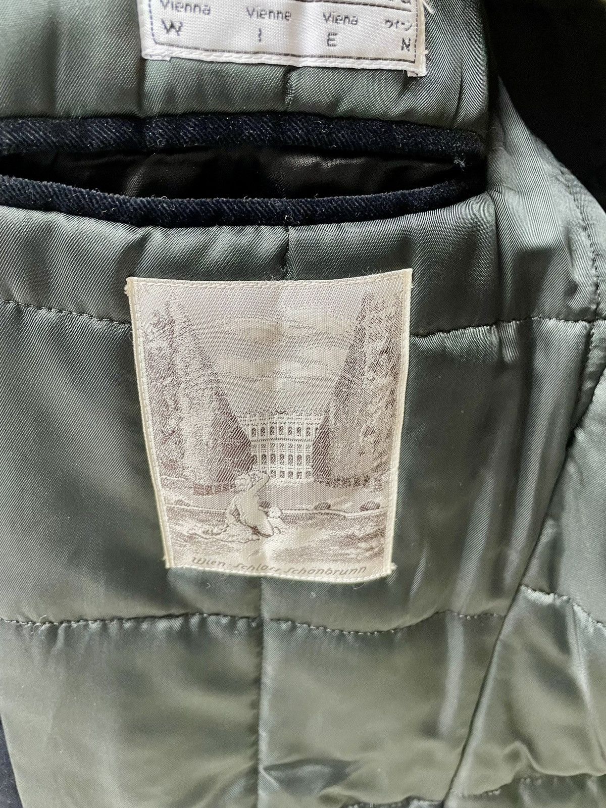 Helmut Lang × Vintage Vintage Helmut Lang Vienna Cotton Velvet Jacket Quilted lining Size 48R - 6 Thumbnail