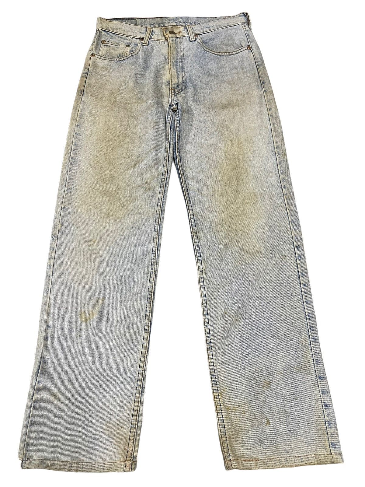 image of Archival Clothing x Levis Vintage 90's Levis 501 Mud Wash Style Classic Jeans in Blue (Size 29)