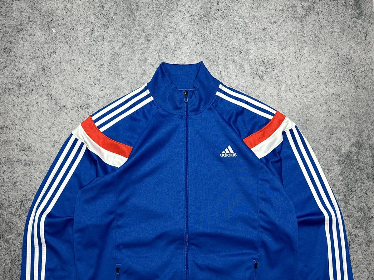 Adidas Adidas Blue Zip Track Jacket Size US L / EU 52-54 / 3 - 2 Thumbnail