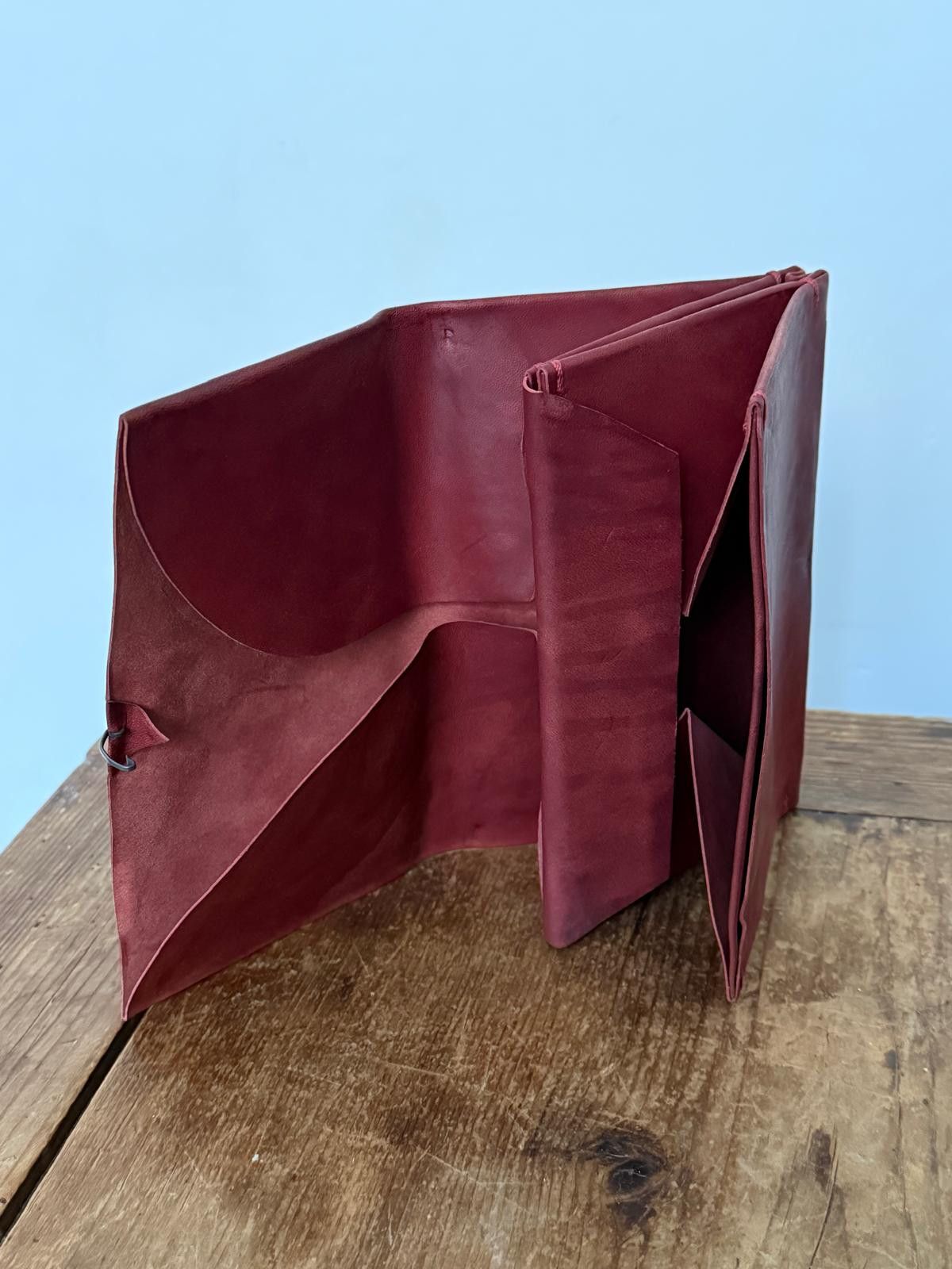 Ma+ Dark Red Wallet Size ONE SIZE - 3 Thumbnail