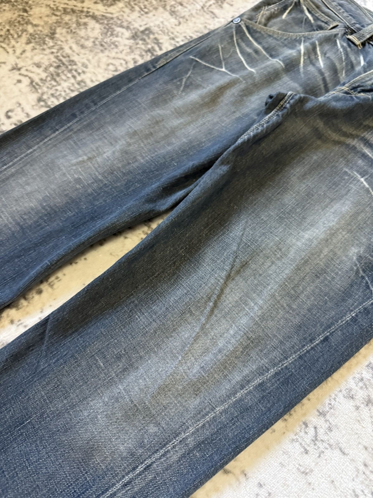 Levi's 90s Levis Engineered Jeans Whiskers Twist Leg Size US 30 / EU 46 - 6 Thumbnail
