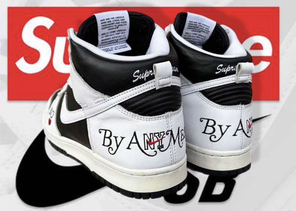 Nike × Supreme Nike Dunk SB High Supreme Any Means Stormtrooper DN3741-002 Size US 8 / EU 41 - 3 Thumbnail