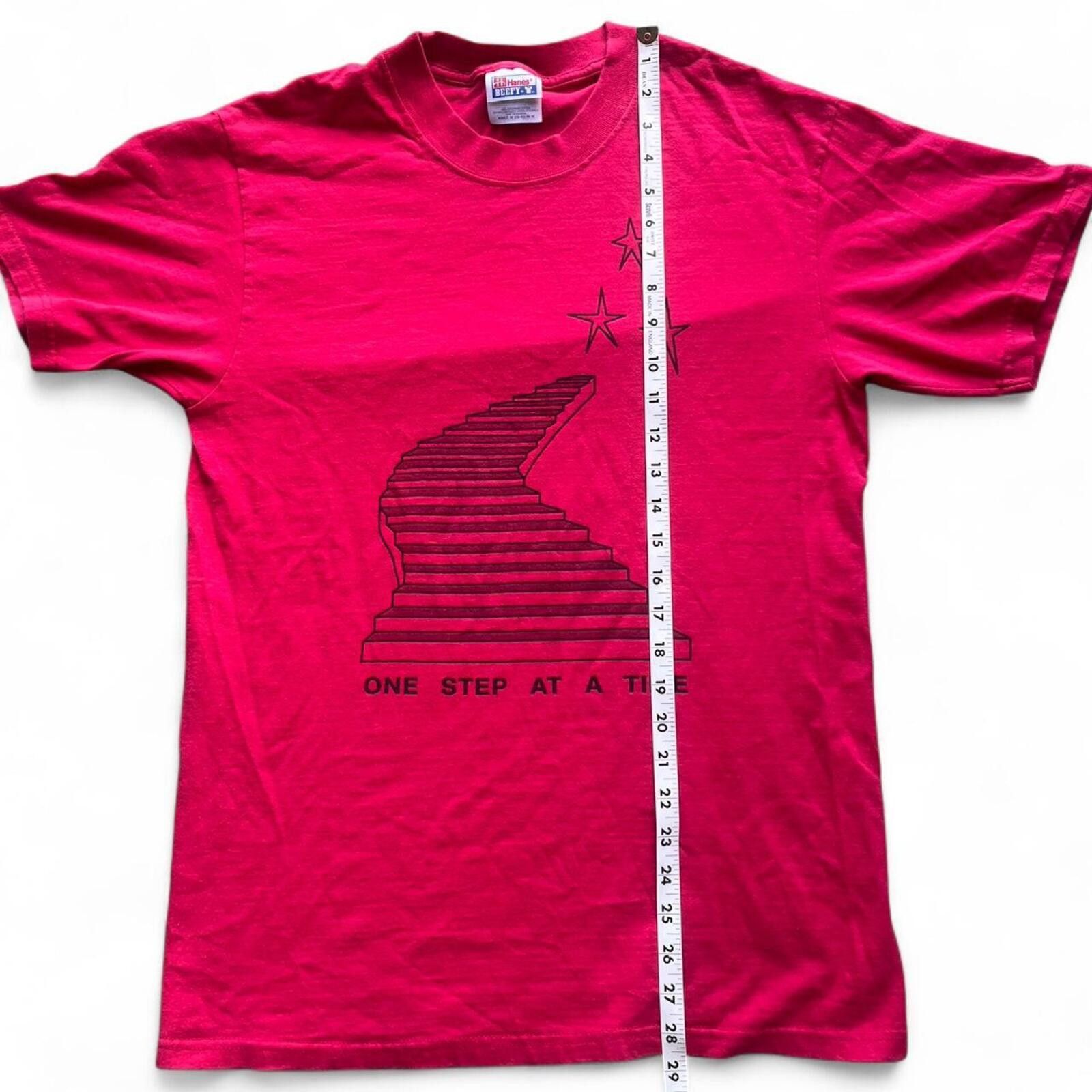Hanes Positive One Step At A Time Graphic T-Shirt Size Medium Size US M / EU 48-50 / 2 - 5 Thumbnail