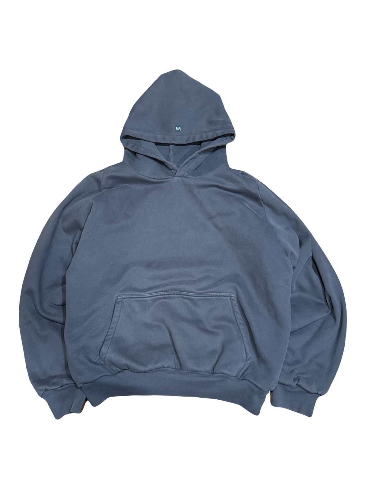Balenciaga × Gap × Yeezy Yeezy Gap Engineered by Balenciaga Shrunken Hoodie Dark Grey Size US L / EU 52-54 / 3 - 1 Thumbnail