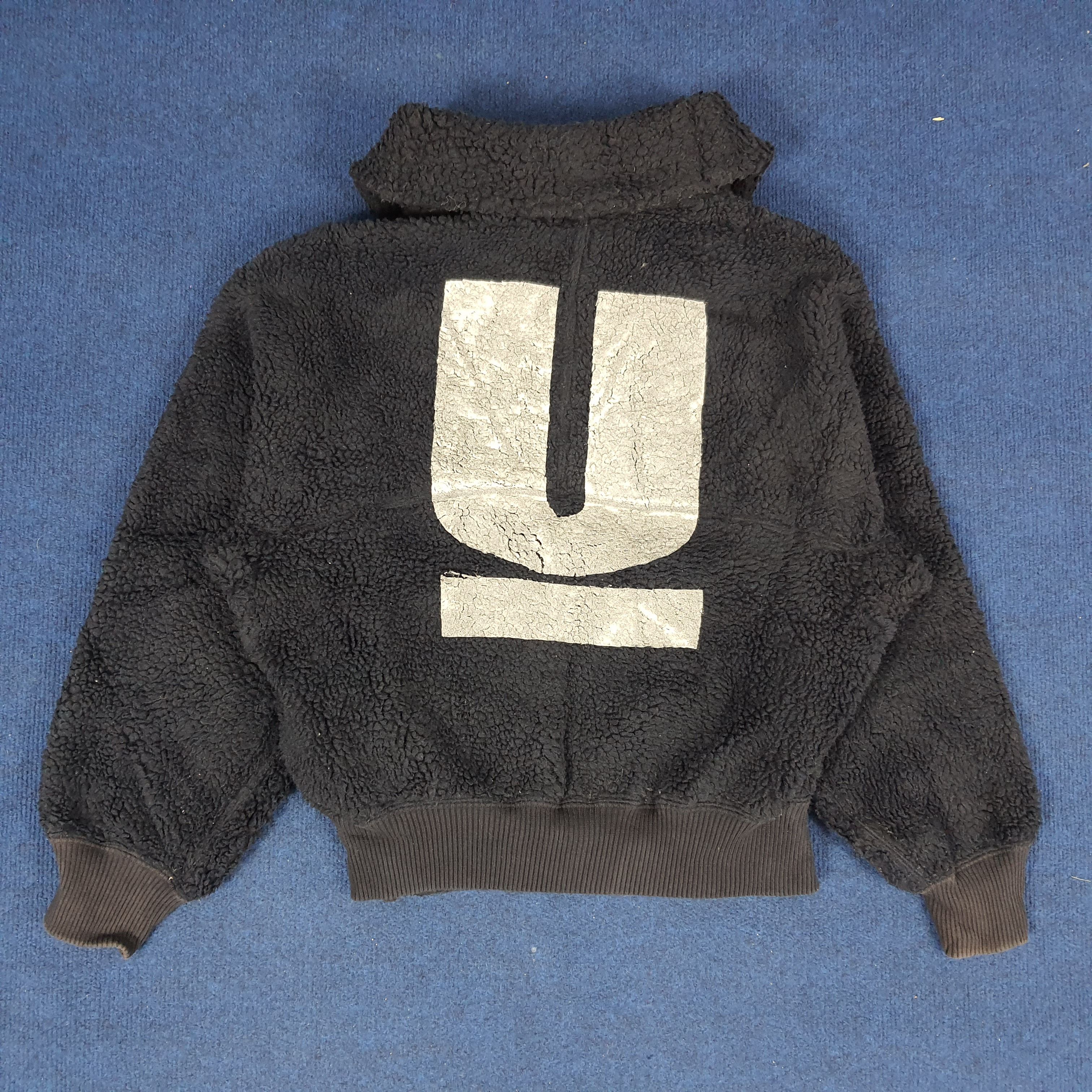 Vintage Japanese Brand Custom Logo Winter Fleece Jacket