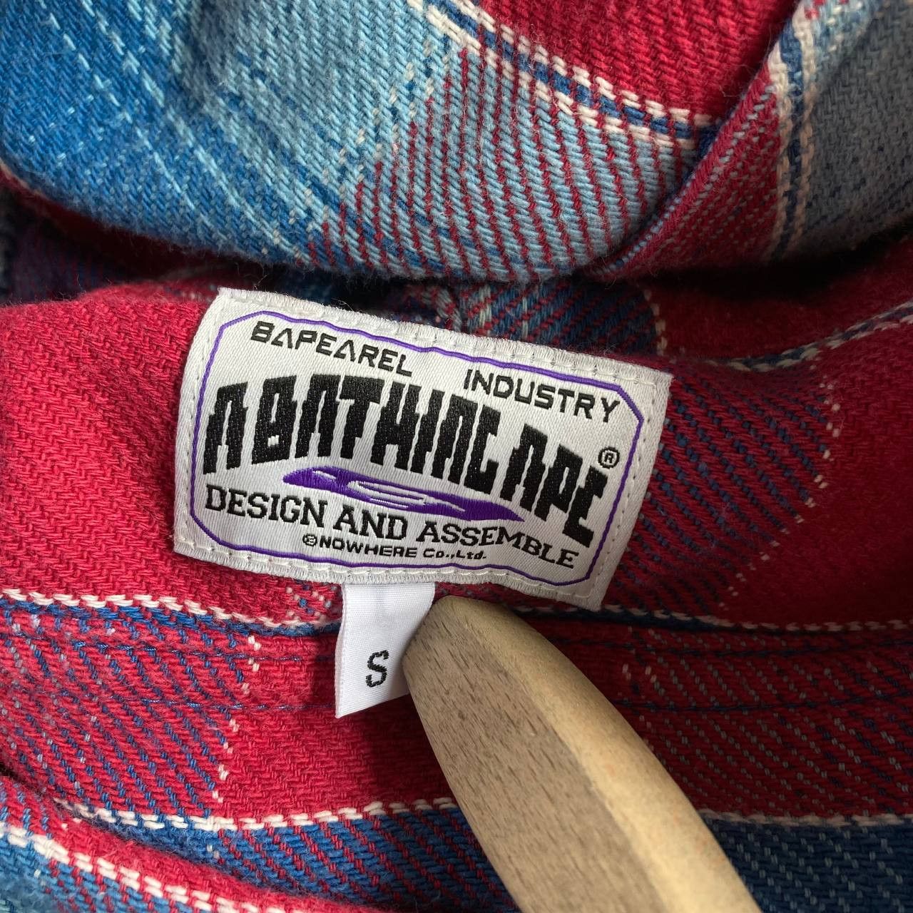 Bape Full Buttoned Flannel Check Hoodie Size US S / EU 44-46 / 1 - 8 Thumbnail