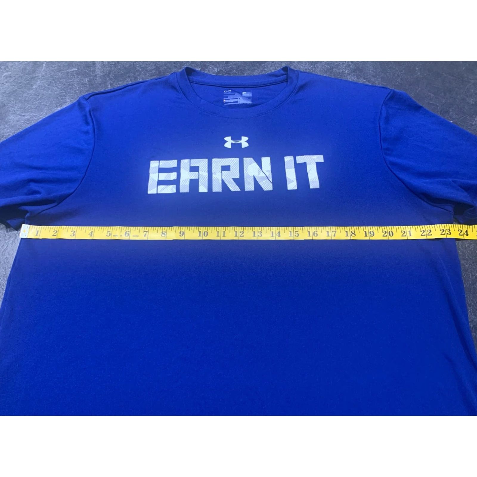 Under Armour Under Armour T-Shirt Large Blue Activewear Mens Size US L / EU 52-54 / 3 - 5 Thumbnail
