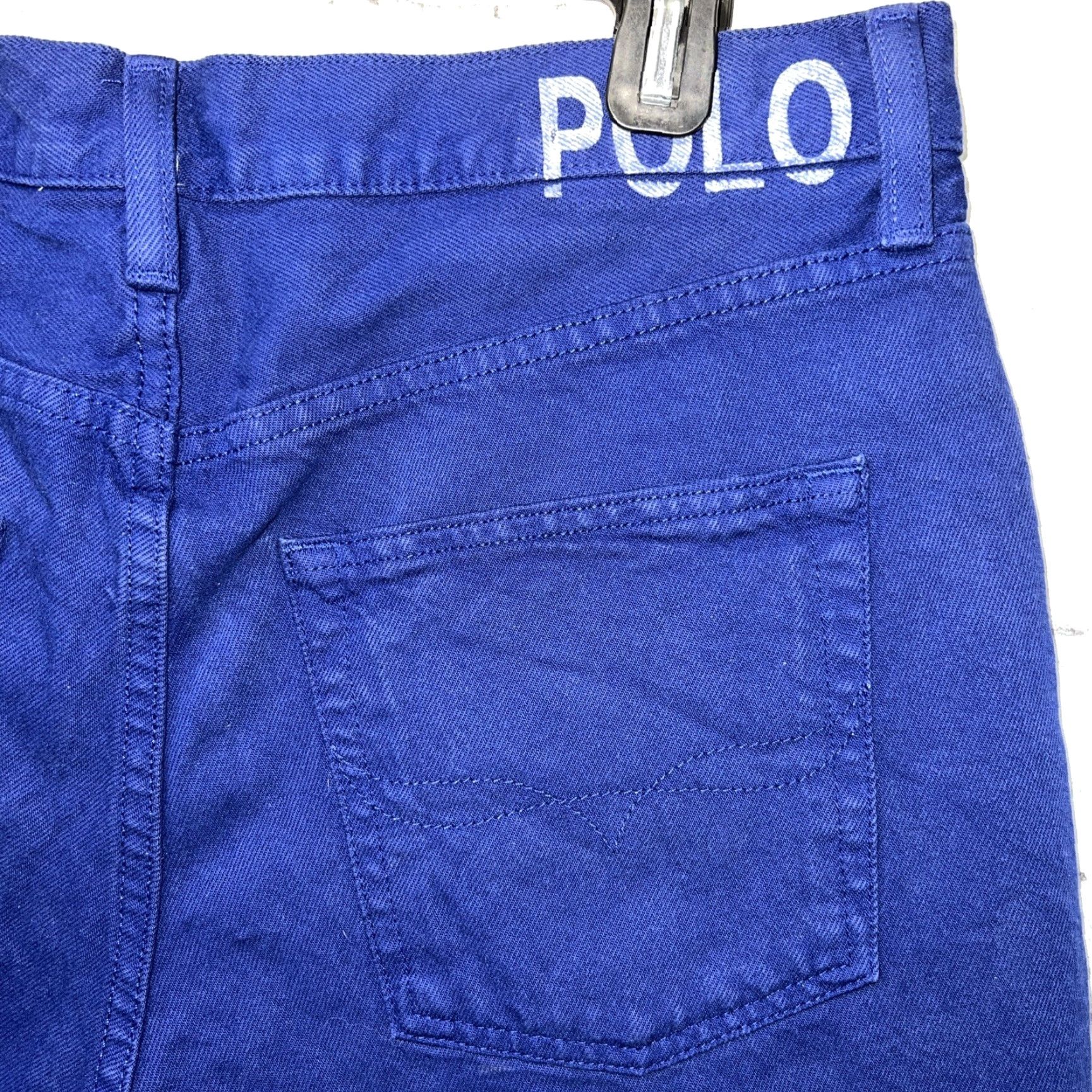 Polo Ralph Lauren Polo Ralph Lauren Blue Denim Short Shorts Womens Size 29 Size 29" - 3 Thumbnail