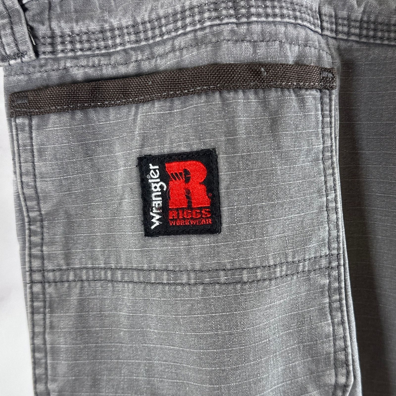 Wrangler Riggs Workwear Grey Carpenter Pants Ripstop Size US 44 / EU 60 - 8 Thumbnail