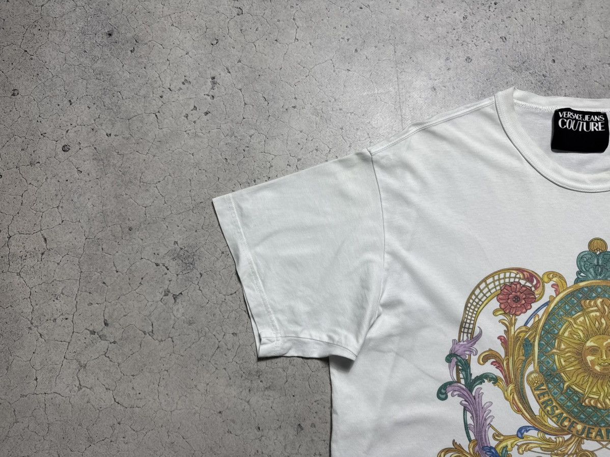 Versace Jeans Couture Versace Jeans Couture White Luxury Big Logo T-Shirt Size L Size US L / EU 52-54 / 3 - 3 Thumbnail