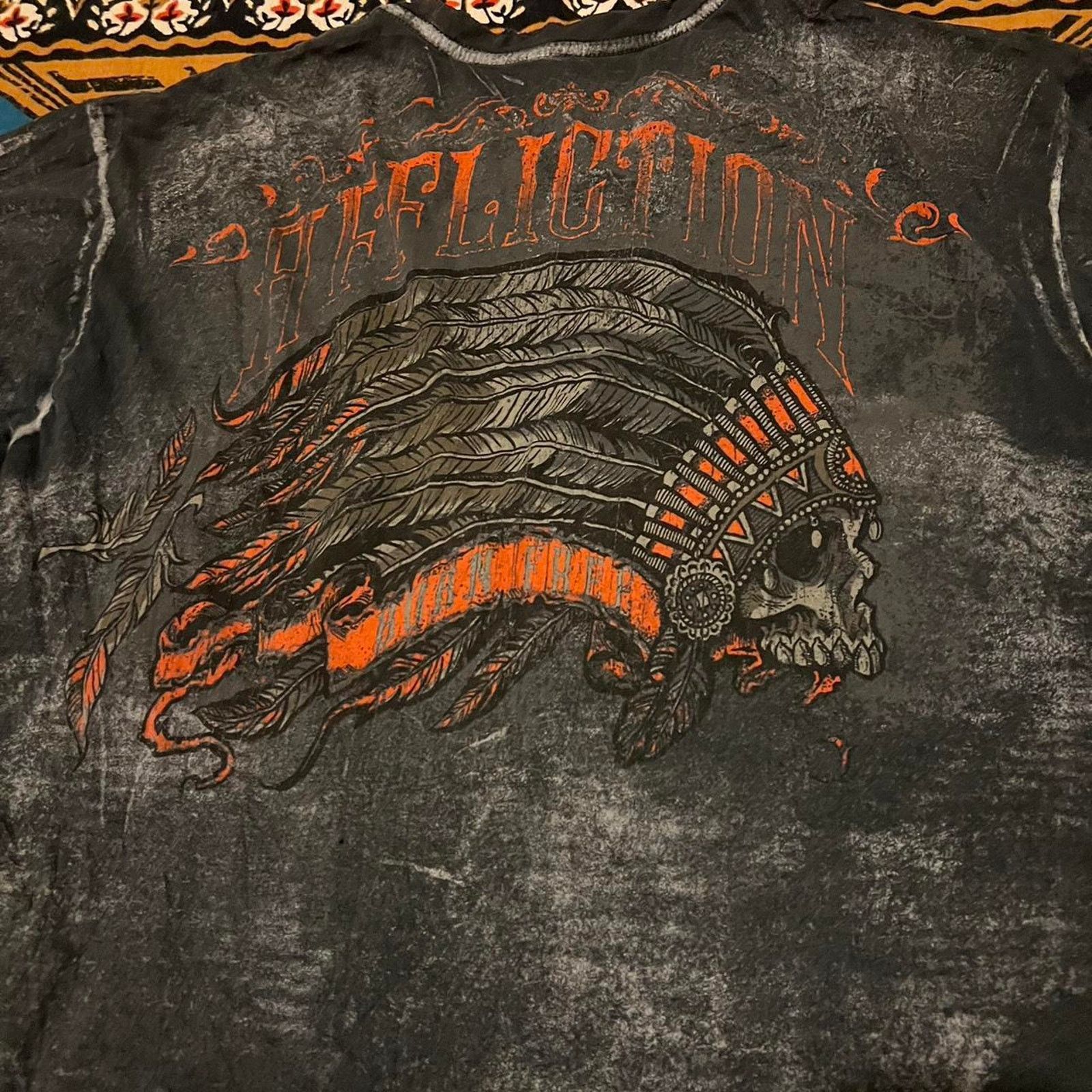 Affliction × JNCO × Tapout Mens affliction shirt y2k tapout cross wings mma elite Size US XXL / EU 58 / 5 - 5 Thumbnail