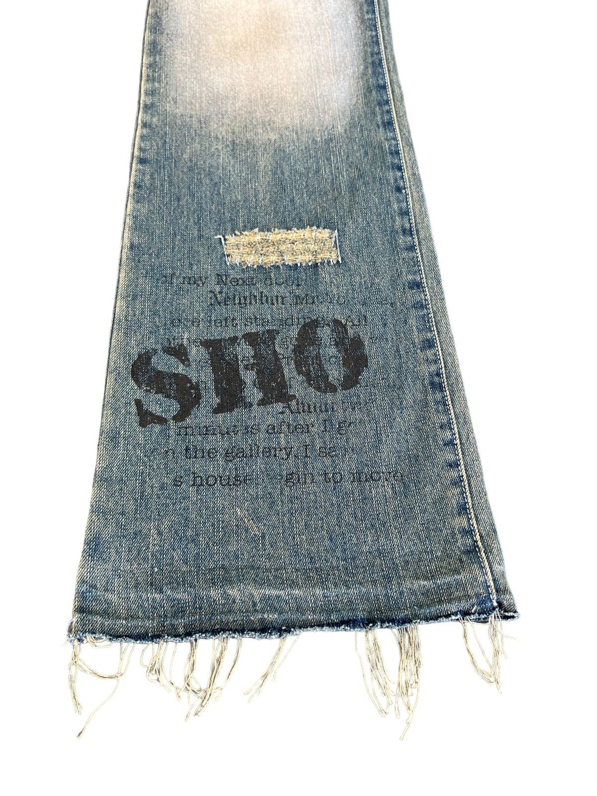 BERNINGS SHO FLARE🔥BERNINGS-SHO Distressed Seditionaries Bondage Zippers Size US 29 - 6 Thumbnail