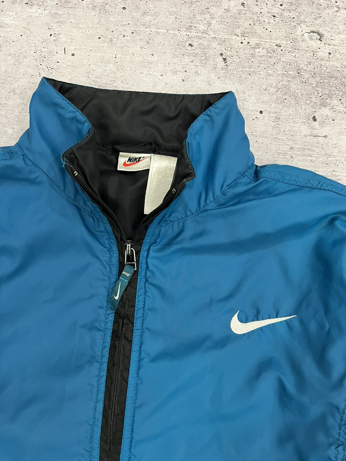 Nike 🩸RARE🩸Nike Vintage 90s Big Logo Jacket Size US L / EU 52-54 / 3 - 10 Thumbnail