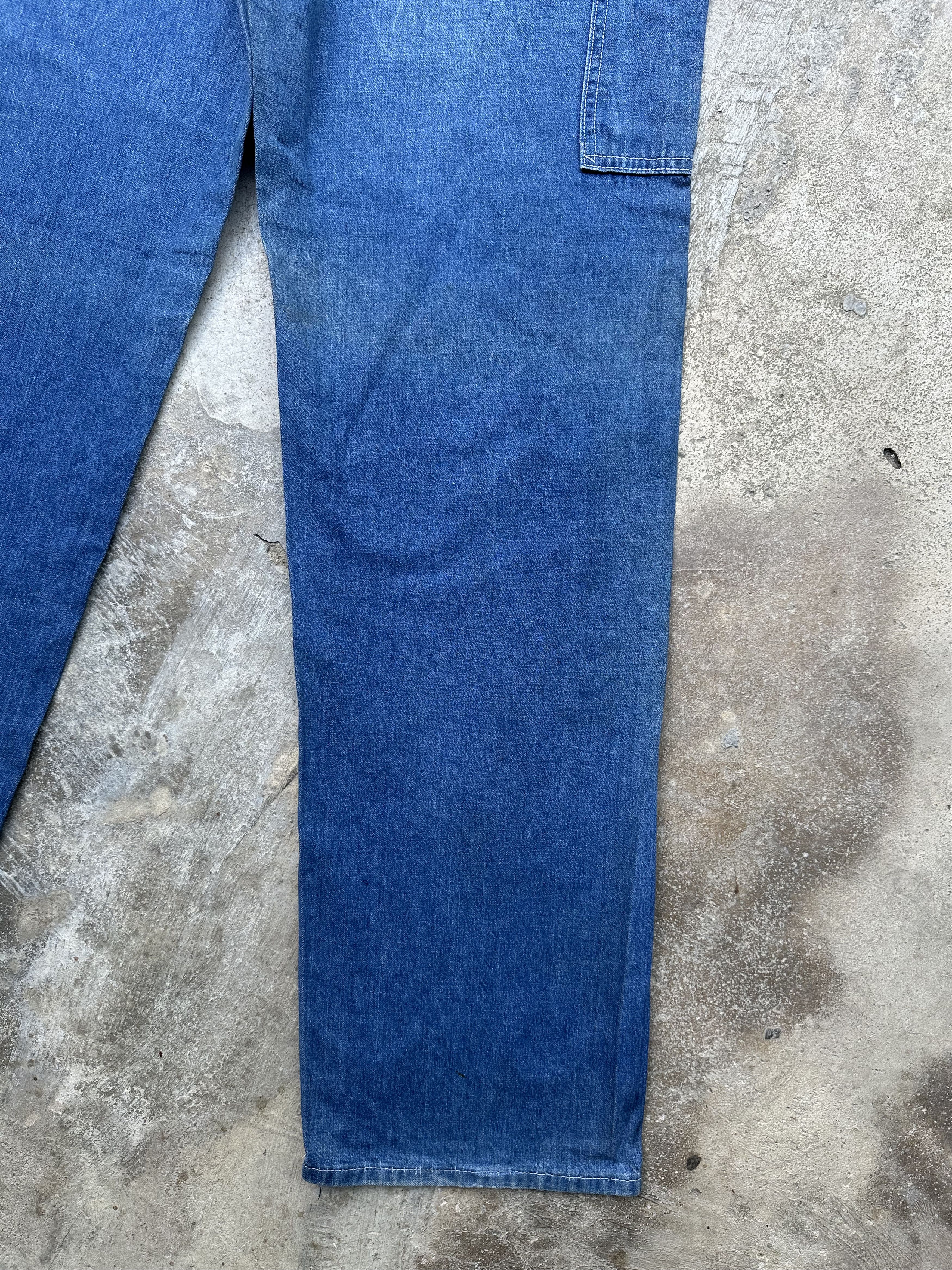 Vintage Vintage 70s Big Yank Carpenter Patina Denim Pant Size US 29 - 11 Thumbnail