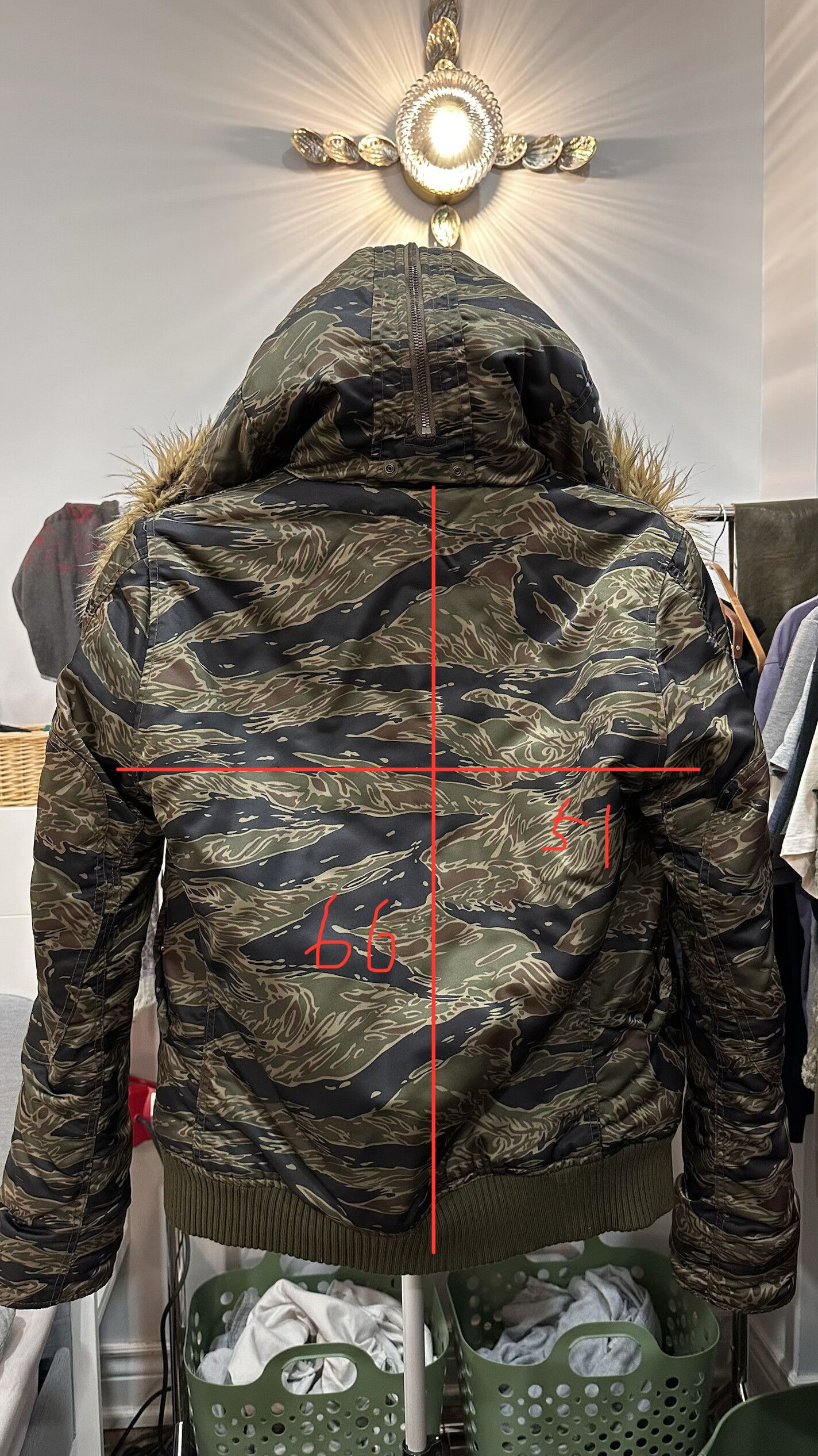 Hysteric Glamour Hysteric Glamour Tiger Camo Bomber - Size M, Primaloft Size US M / EU 48-50 / 2 - 10 Thumbnail