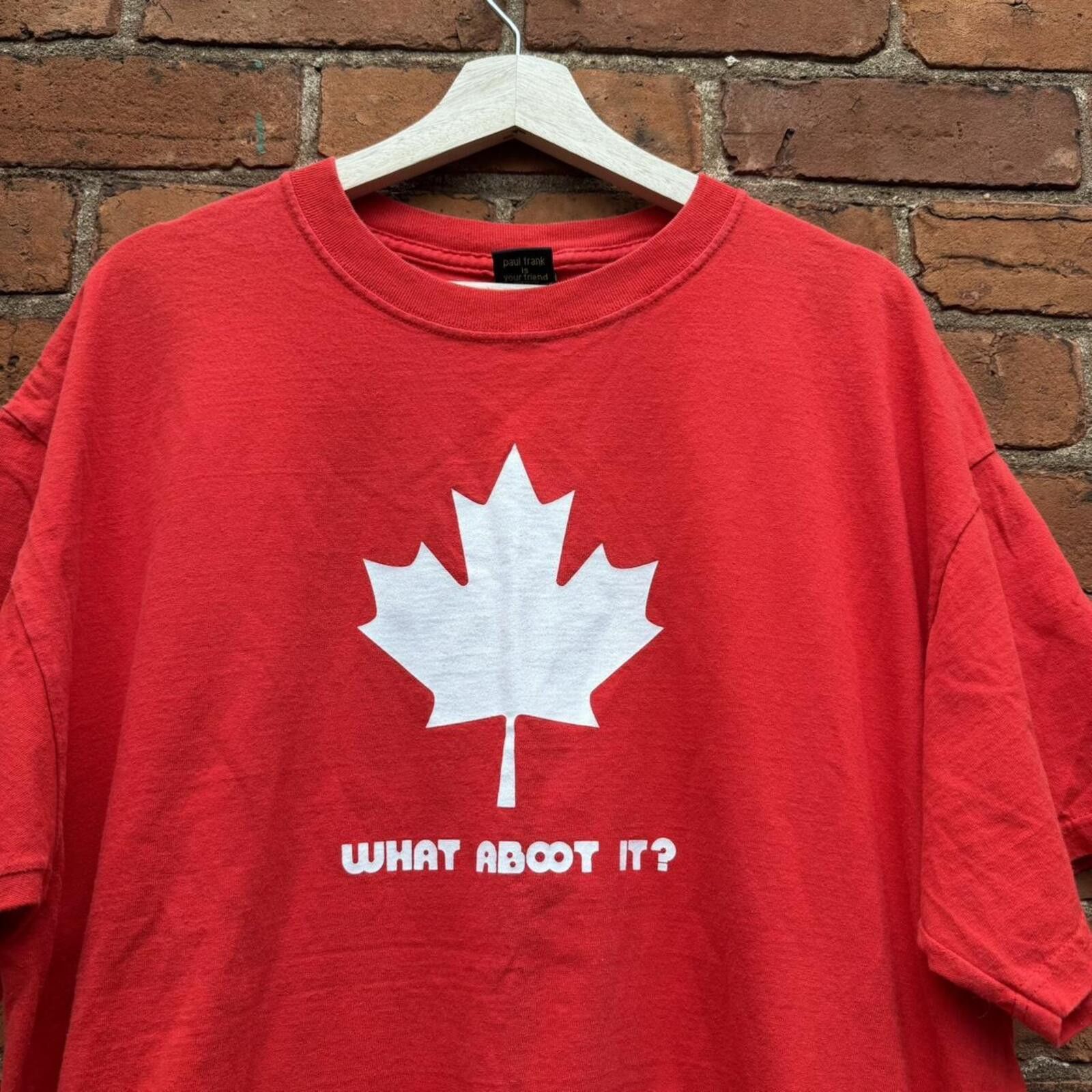 Paul Frank Vintage Paul frank Canada what aboot it t shirt 00s XL Size US XL / EU 56 / 4 - 1 Thumbnail