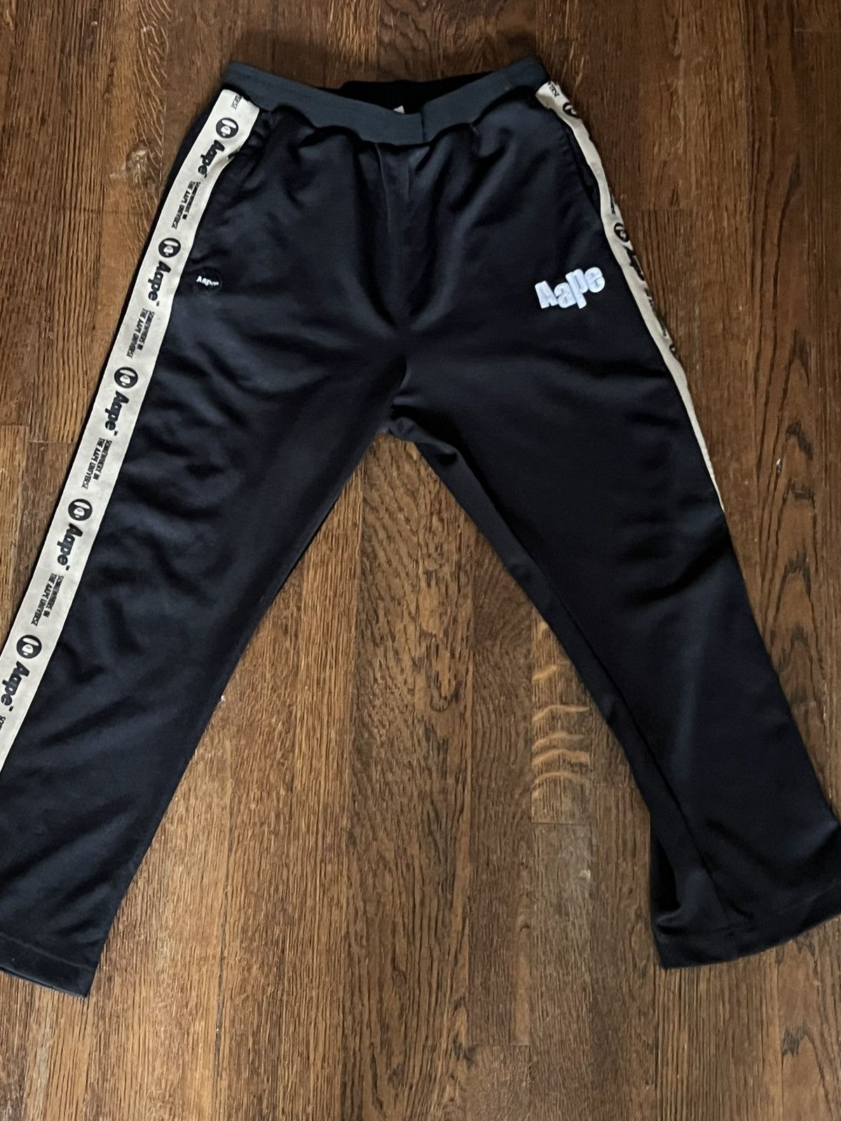 Aape × Bape Aape Track Pants Size US 33 - 1 Thumbnail