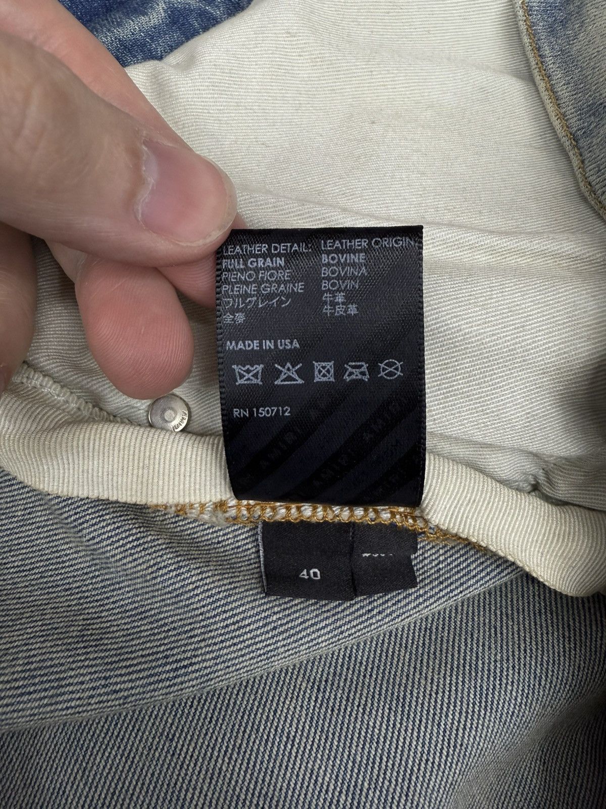 Amiri Amiri MX1 Jeans Clay Indigo Size 40 Size US 40 / EU 56 - 15 Thumbnail