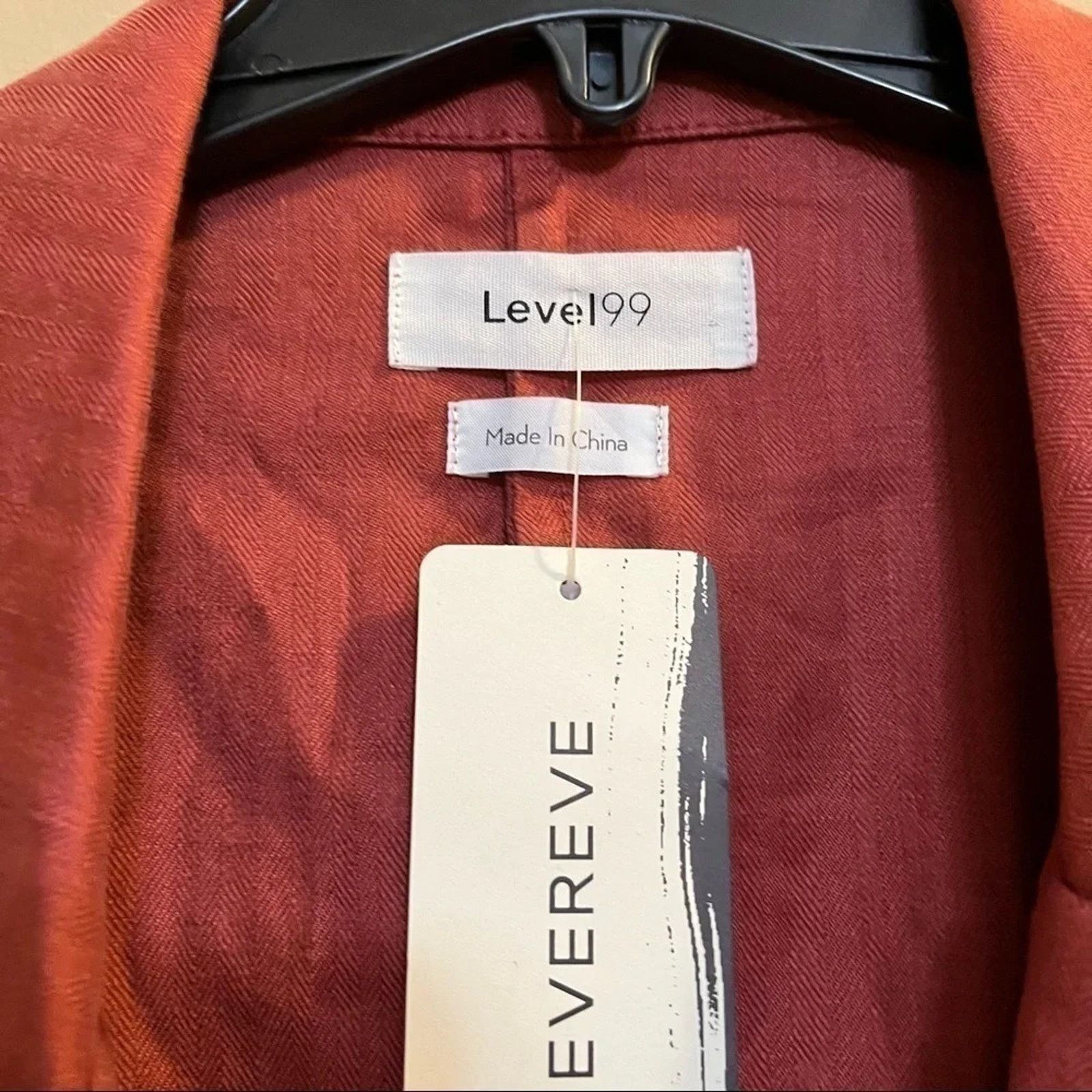 Other Level 99 Rachel Stretch Linen Tencel Blazer NWT Sz L Size L / US 10 / IT 46 - 5 Thumbnail