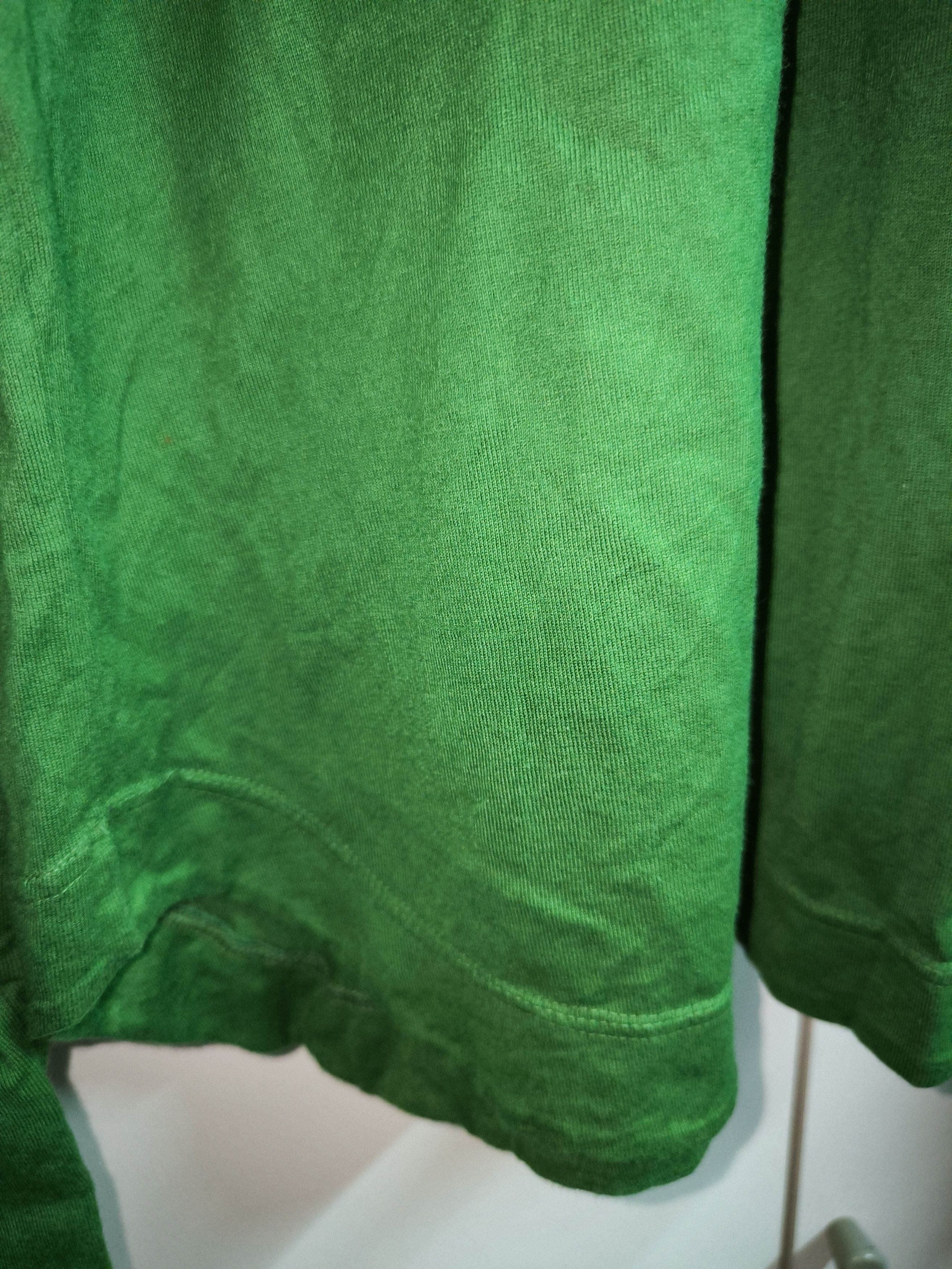 45rpm × Japanese Brand × Vintage Green Collar Longsleeve Tee Size US M / EU 48-50 / 2 - 11 Thumbnail