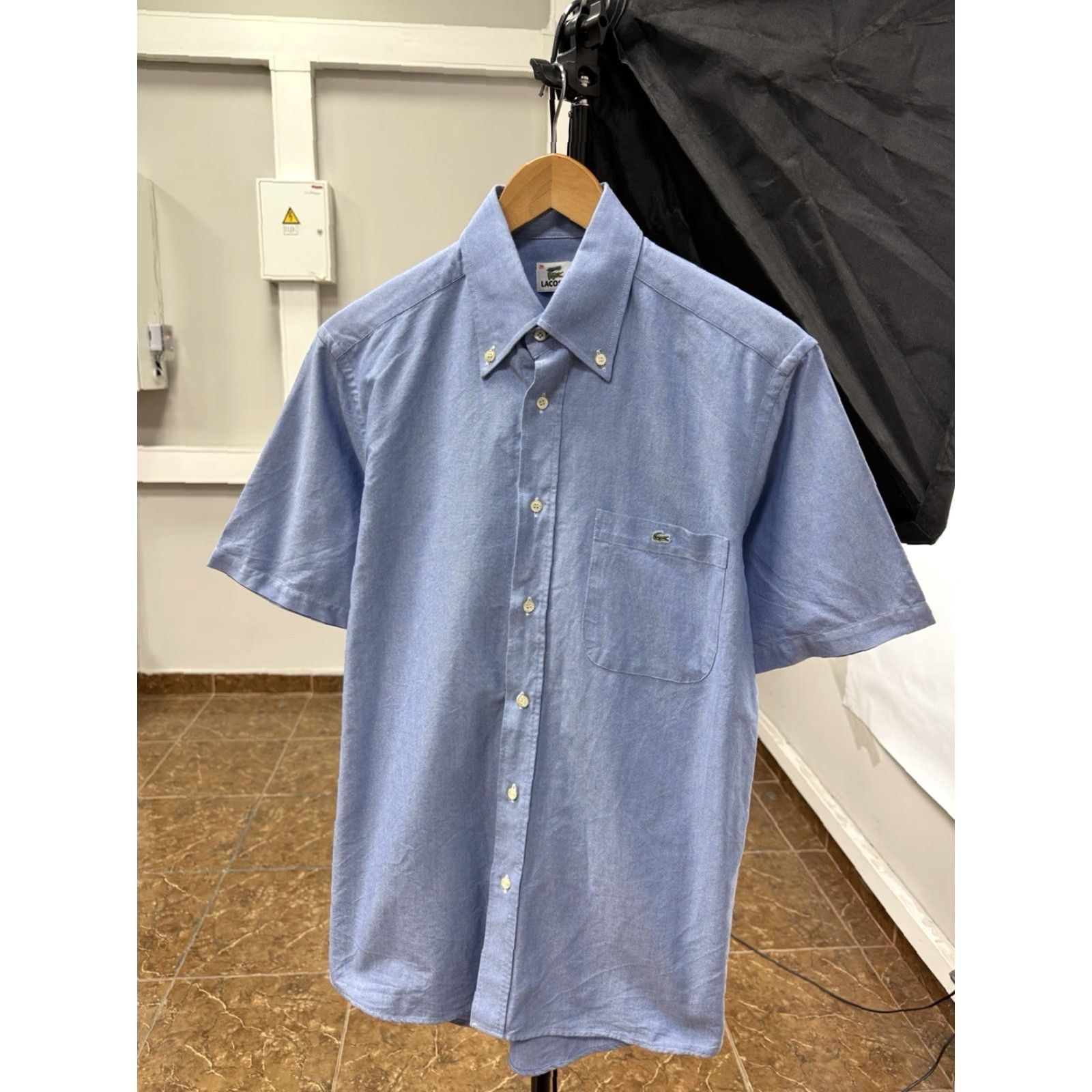 Lacoste VINTAGE Lacoste Shirt Men T-Shirt 90s Made in France Blue M 39 (M) Retro Rare Size 39 (M) Mens Size US M / EU 48-50 / 2 - 2 Thumbnail