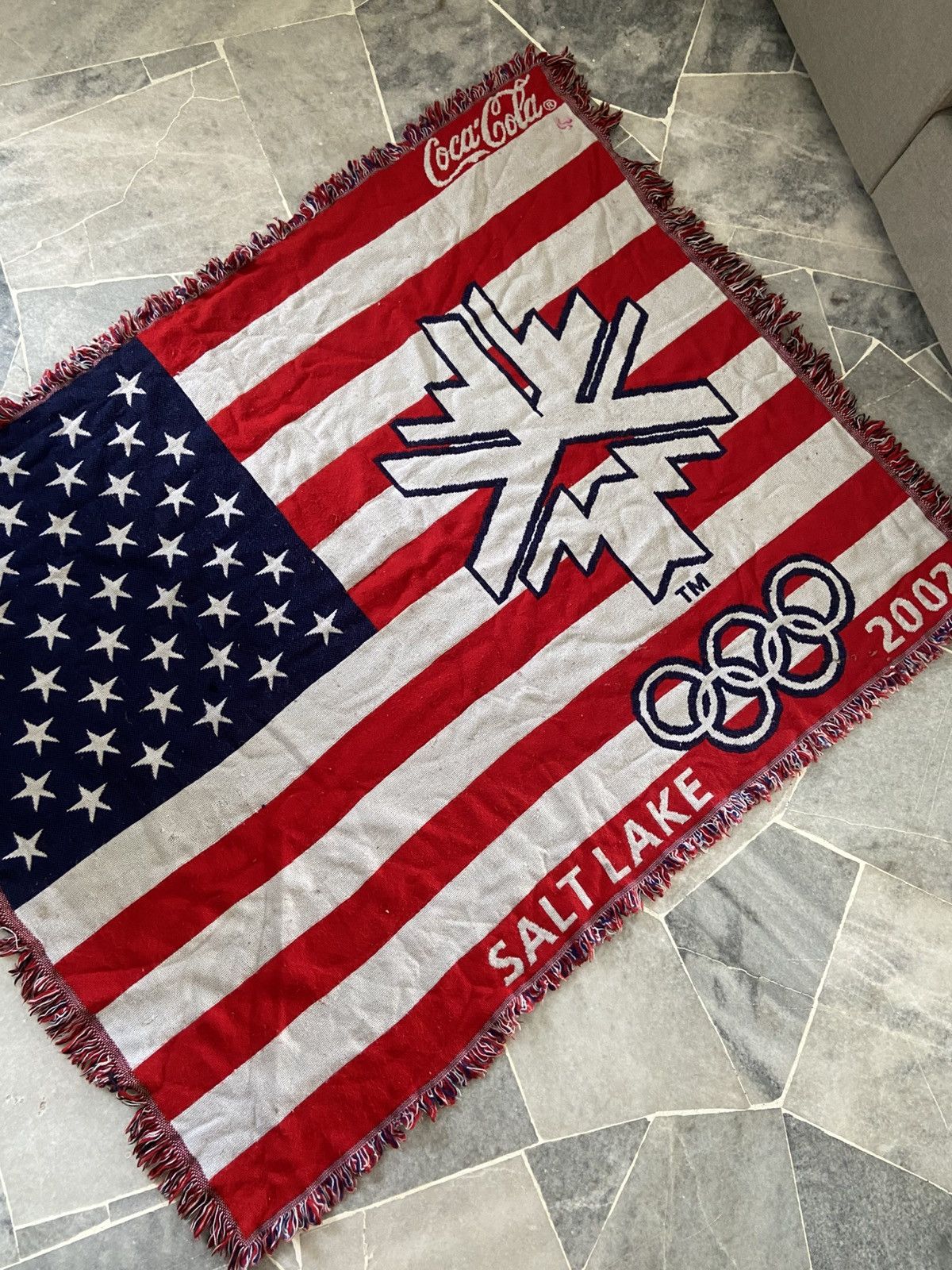 Coca Cola × USA Olympics × Vintage Vintage Coca-Cola USA Flag Size ONE SIZE - 2 Thumbnail