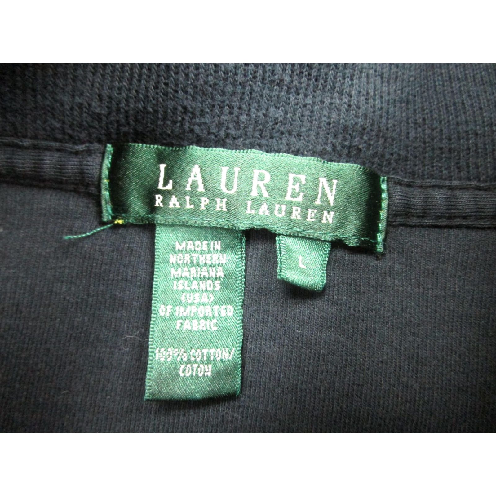 Ralph Lauren LAUREN RALPH LAUREN Military Jacket Womens Large Black Full Zip Mock Neck Made in USA Size L / US 10 / IT 46 - 6 Thumbnail