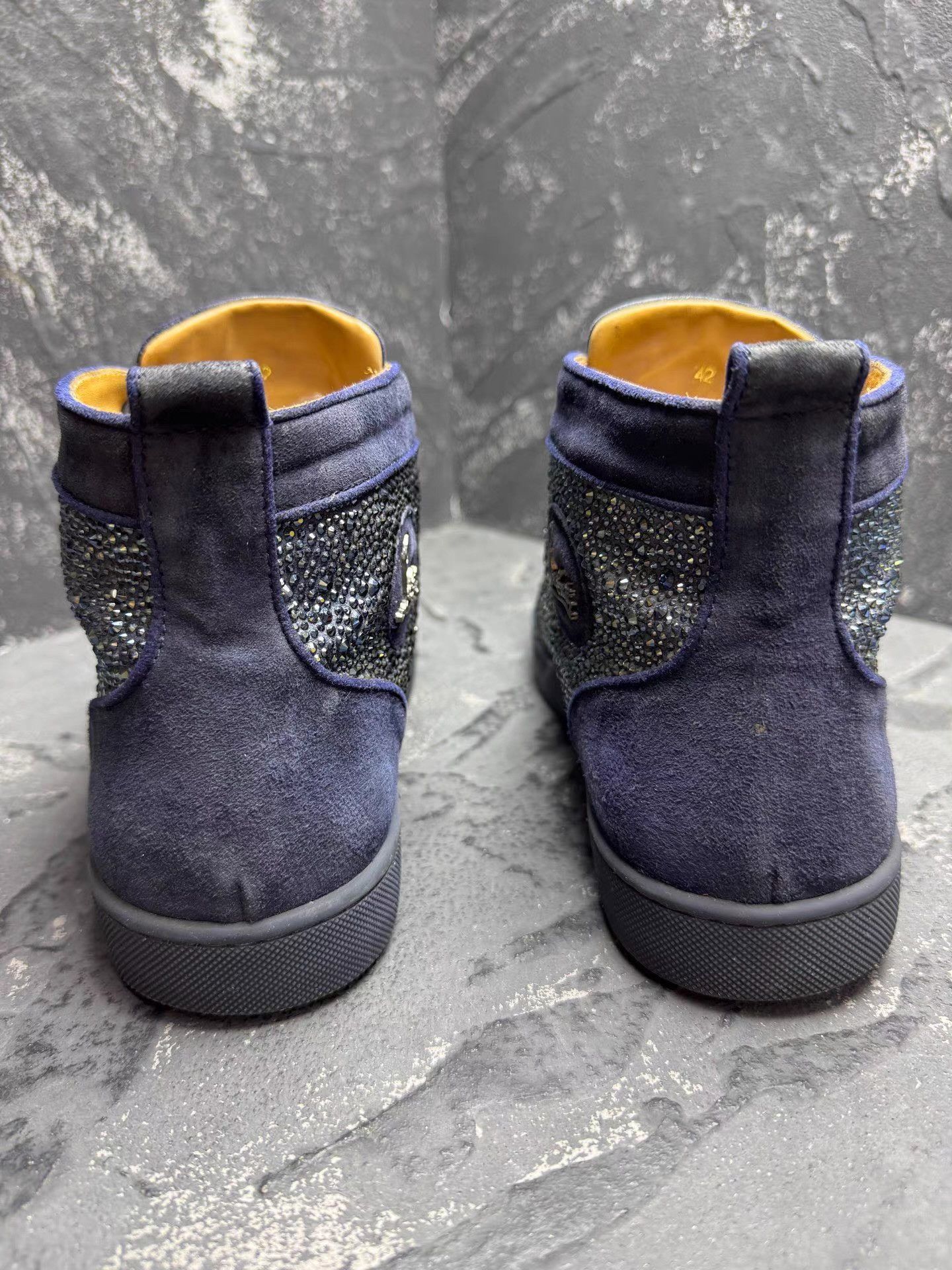 Christian Louboutin Christian Louboutin Blue Fully Crystallized Sneakers Q10 Size US 8.5 / EU 41-42 - 2 Thumbnail