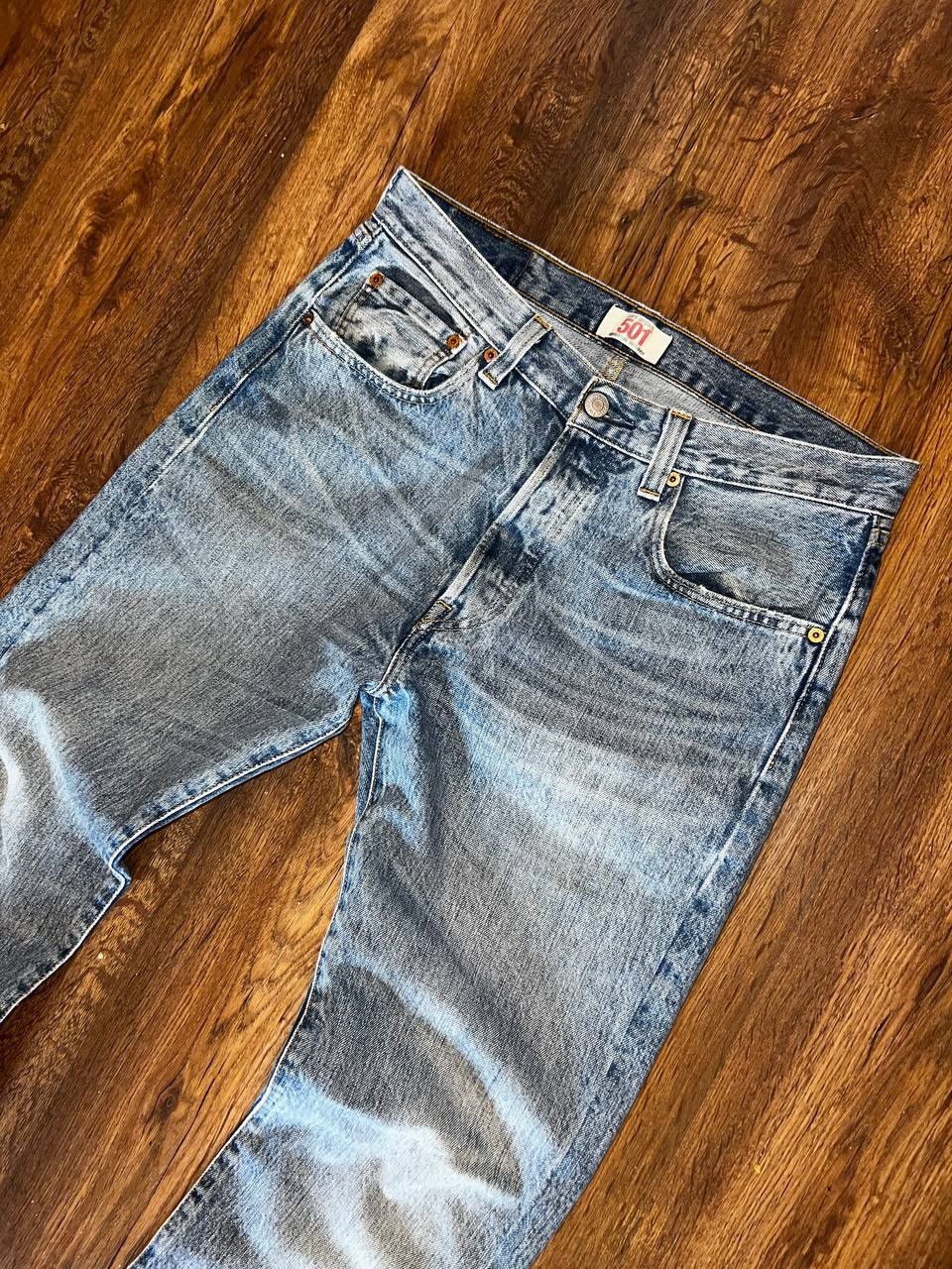 Levi's × Vintage Vintage 1970s Levis 501 #6 Selvedge Jeans Size US 32 / EU 48 - 13 Thumbnail