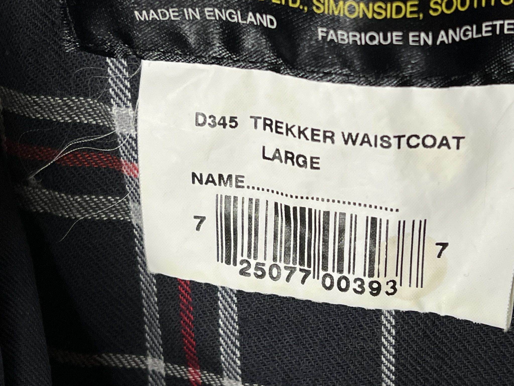 Barbour VINTAGE 80S BARBOUR TREKKER WAISTCOAT BLUE Size US L / EU 52-54 / 3 - 7 Thumbnail