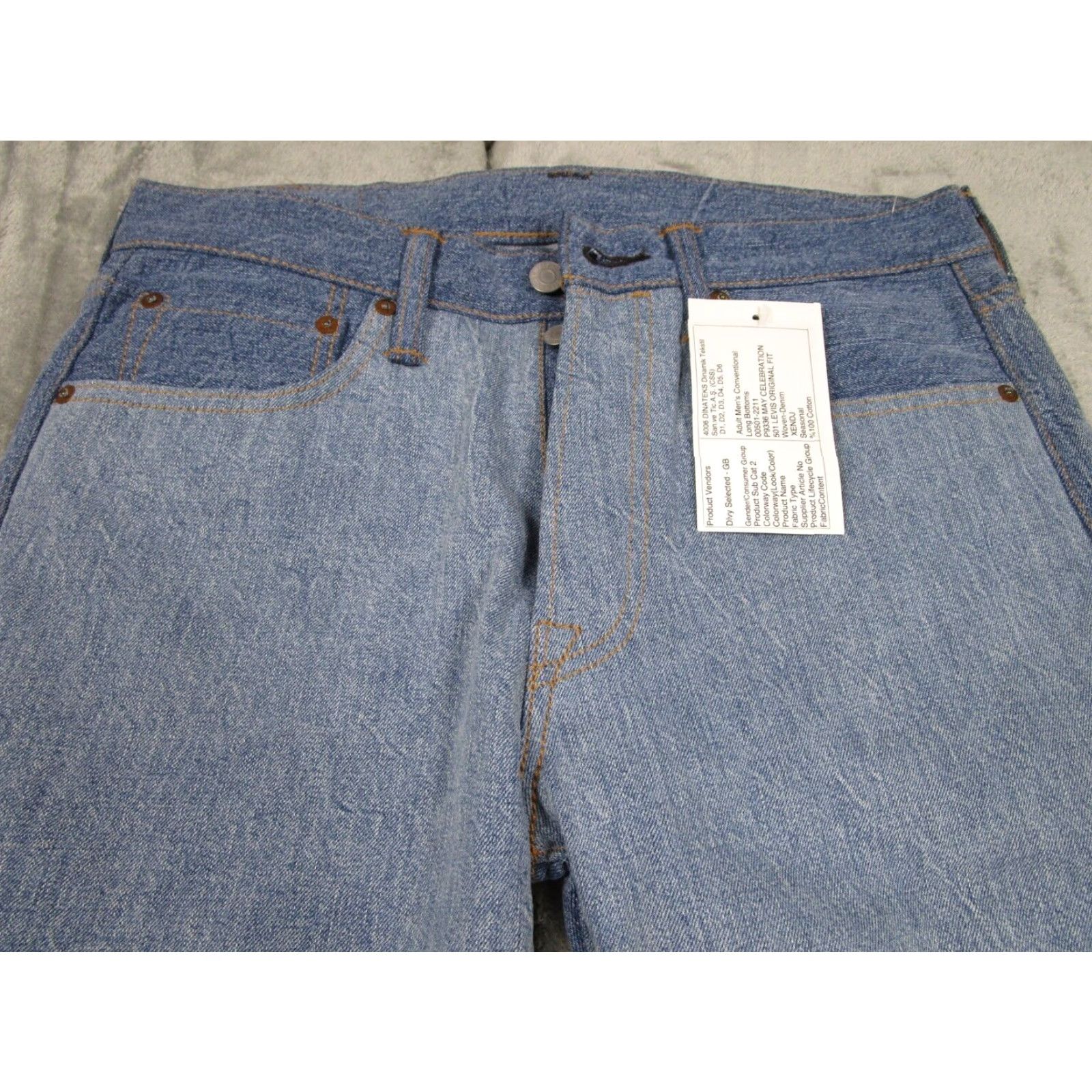 VINTAGE Levi's 501 Jeans Men's 32x32 Cotton Denim Straight Fit