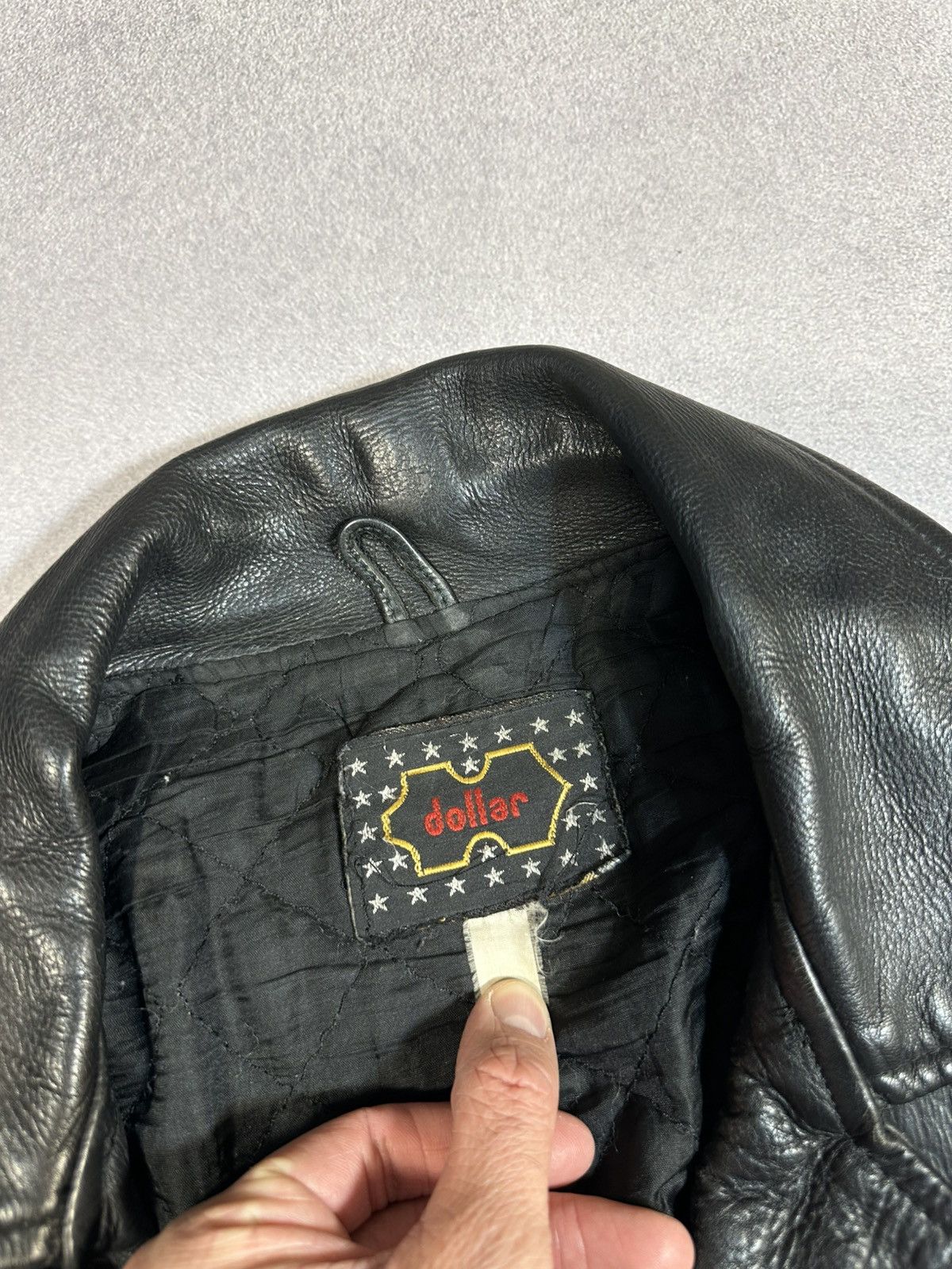 Other Vintage Dollar Men’s Heavy Leather Moto Jacket Sz M Size US M / EU 48-50 / 2 - 4 Thumbnail