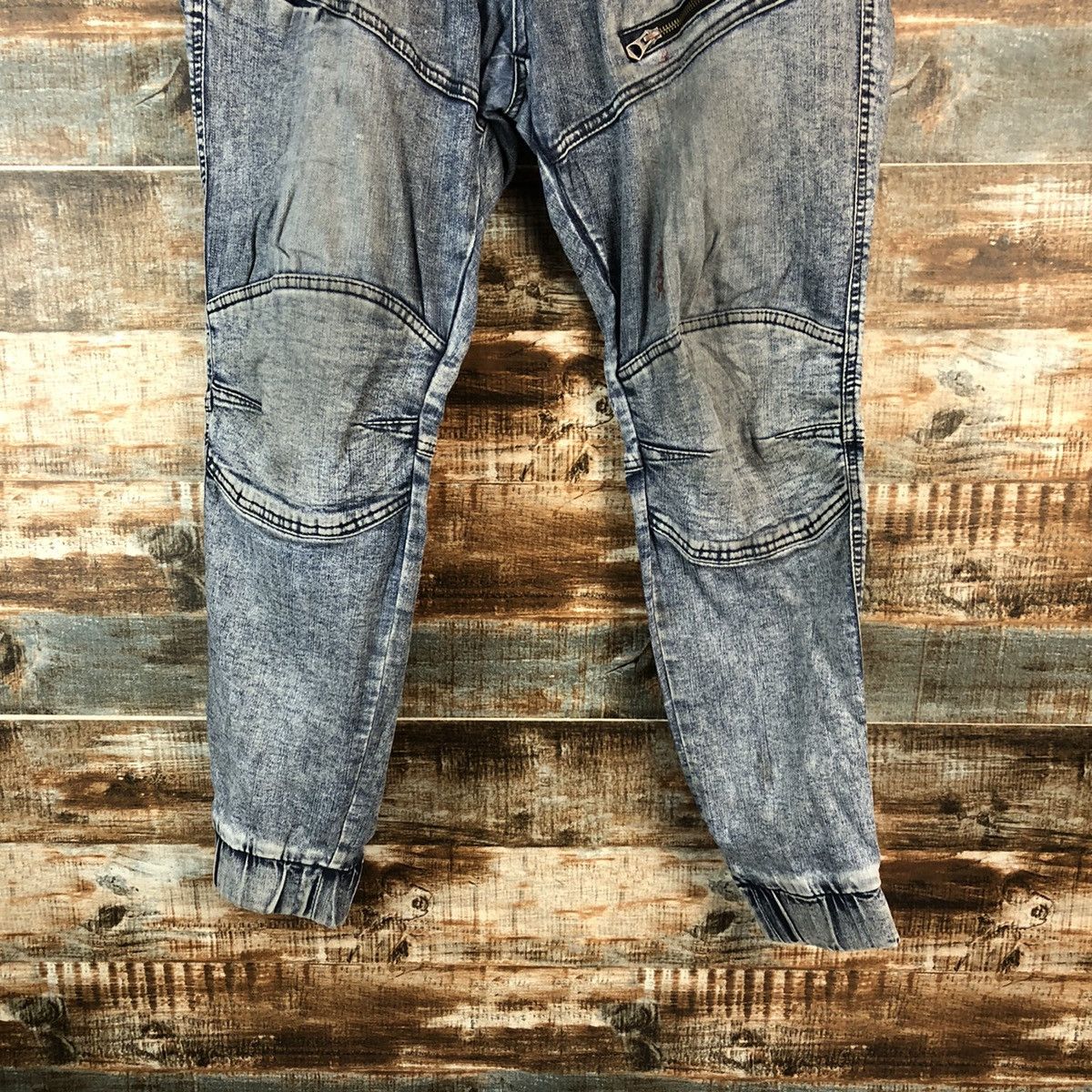 Japanese Brand Japanese Brand vintage Blue Denim Joggers Pants #A2128 Size US 34 / EU 50 - 6 Thumbnail