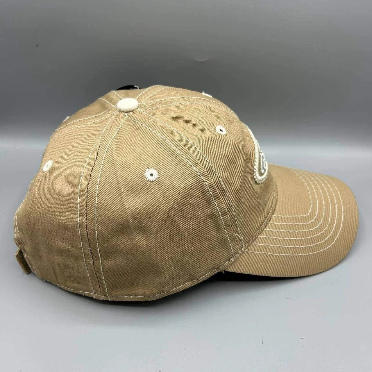 Greg Norman Greg Norman Golf Hat Men Beige Embroidered Strap Back Cotton Size ONE SIZE - 3 Thumbnail