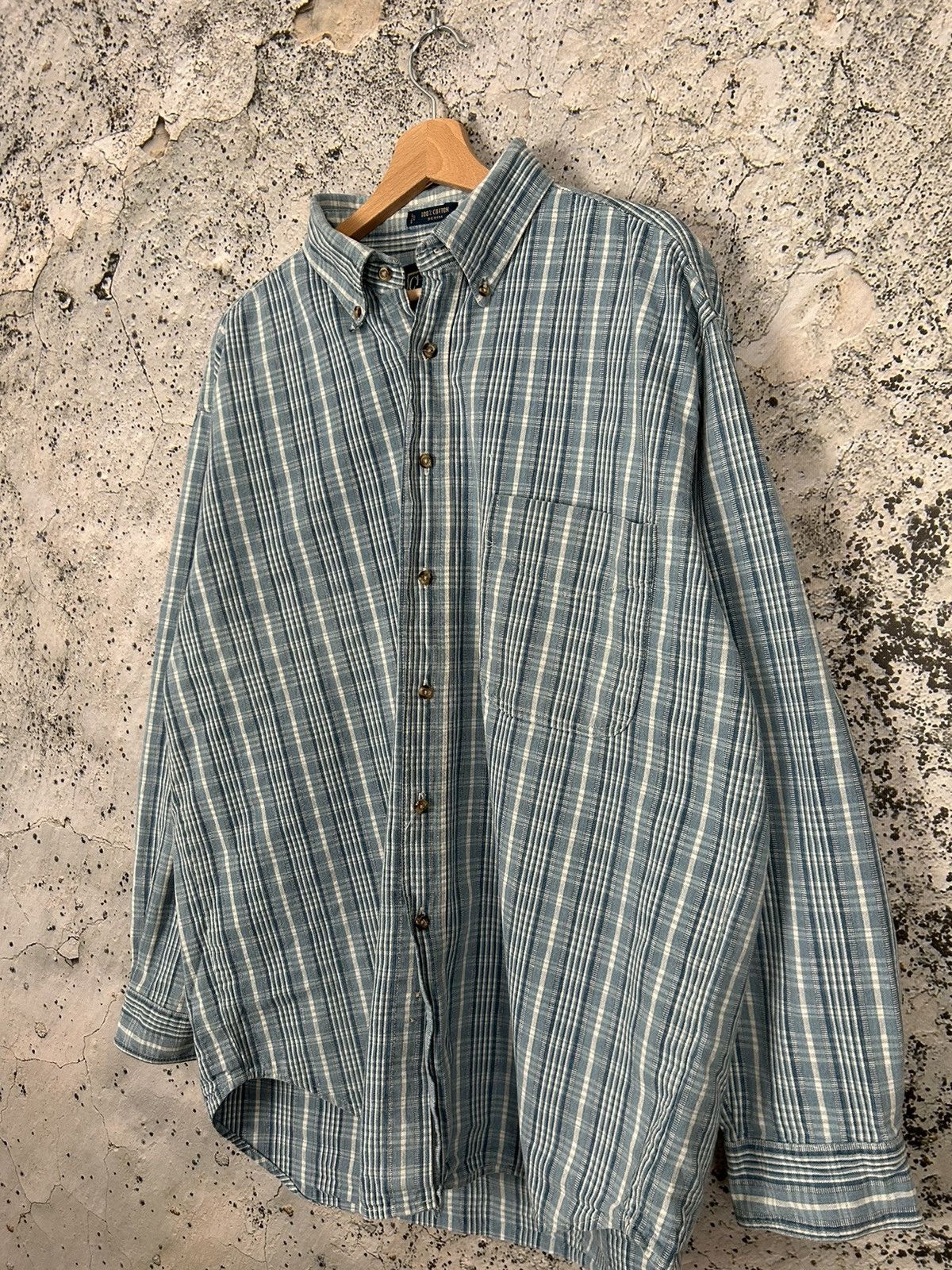 Chaps Ralph Lauren Vintage Chaps Ralph Lauren Blue Overshirt Rare Hype 90s Size US L / EU 52-54 / 3 - 2 Thumbnail