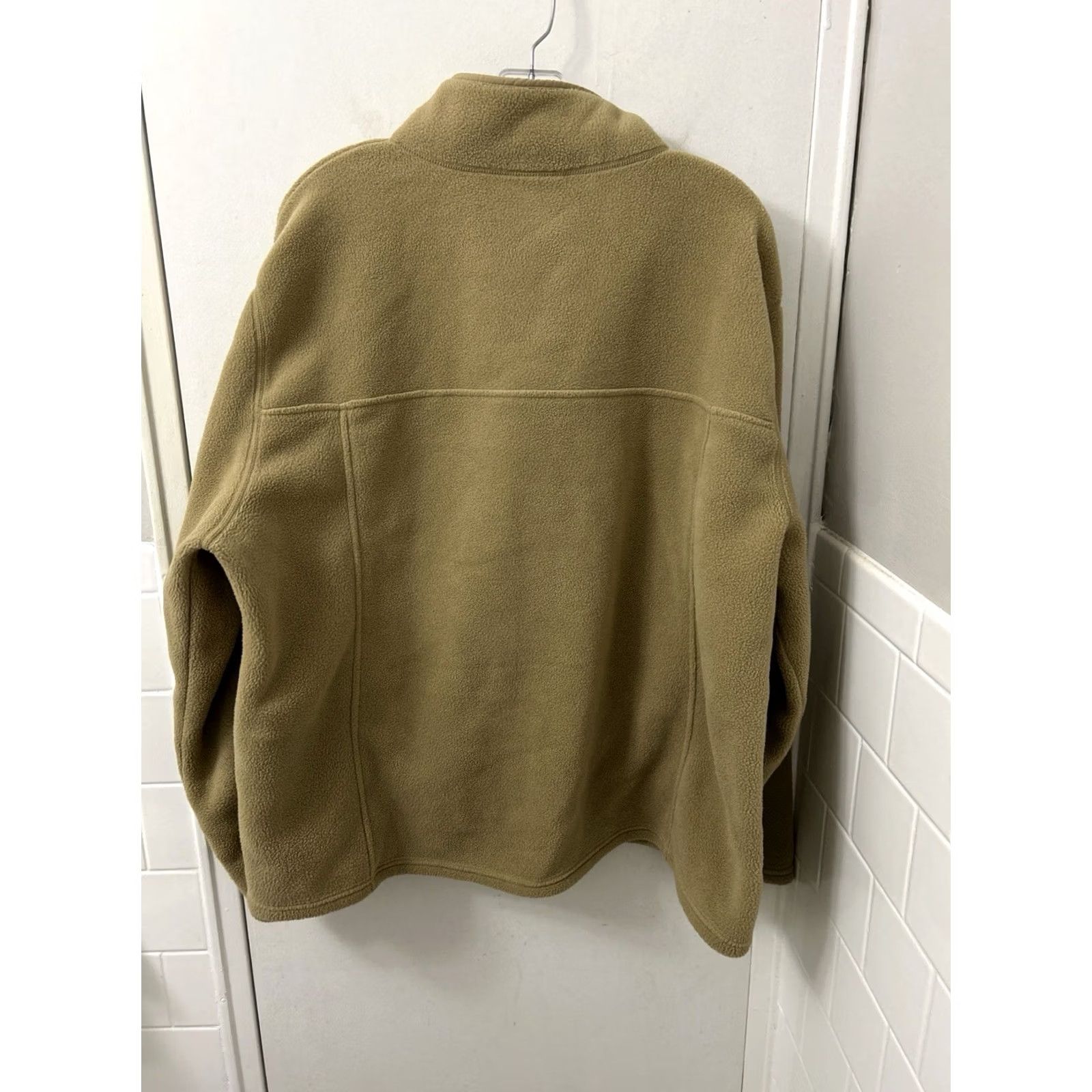 Vintage LL Bean Polartec Fleece Pullover Mens 2XL Tan Khaki Snap T Sweater Jacket 0BFC3 Size US XXL / EU 58 / 5 - 7 Thumbnail