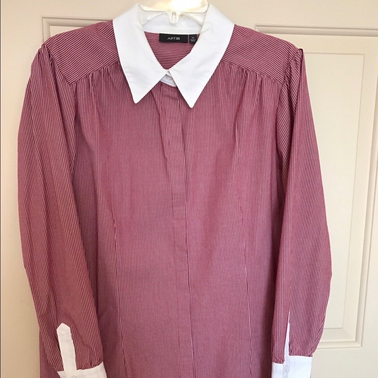 Apt. 9 Apt 9 Button Front Long Sleeve Blouse Size XL Career Shirt Size XL / US 12-14 / IT 48-50 - 4 Thumbnail