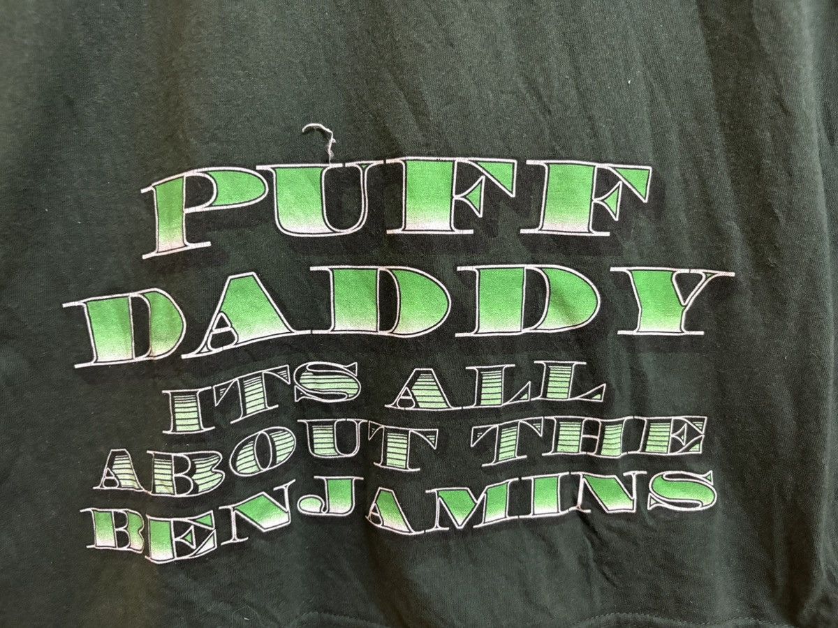 Rap Tees Vintage 90s Puff Daddy P Diddy Dollar Band Rap T-Shirt Size US L / EU 52-54 / 3 - 7 Thumbnail