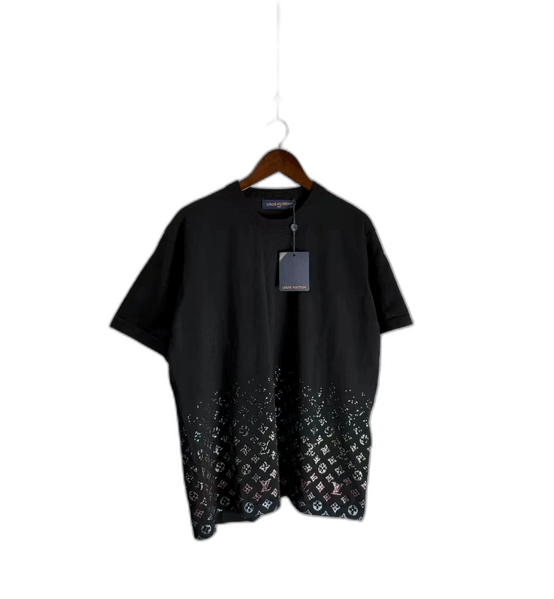 Louis Vuitton Louis Vuitton Black Short Sleeve Tshirt-2506 Size US XL / EU 56 / 4 - 1 Thumbnail