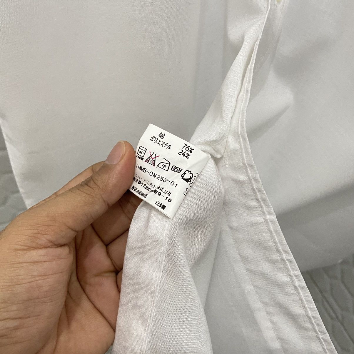 Issey Miyake 🛒SENDOFFER🛒Issey Miyake IM Product Chain Stude Collar Shirt Size US M / EU 48-50 / 2 - 7 Thumbnail