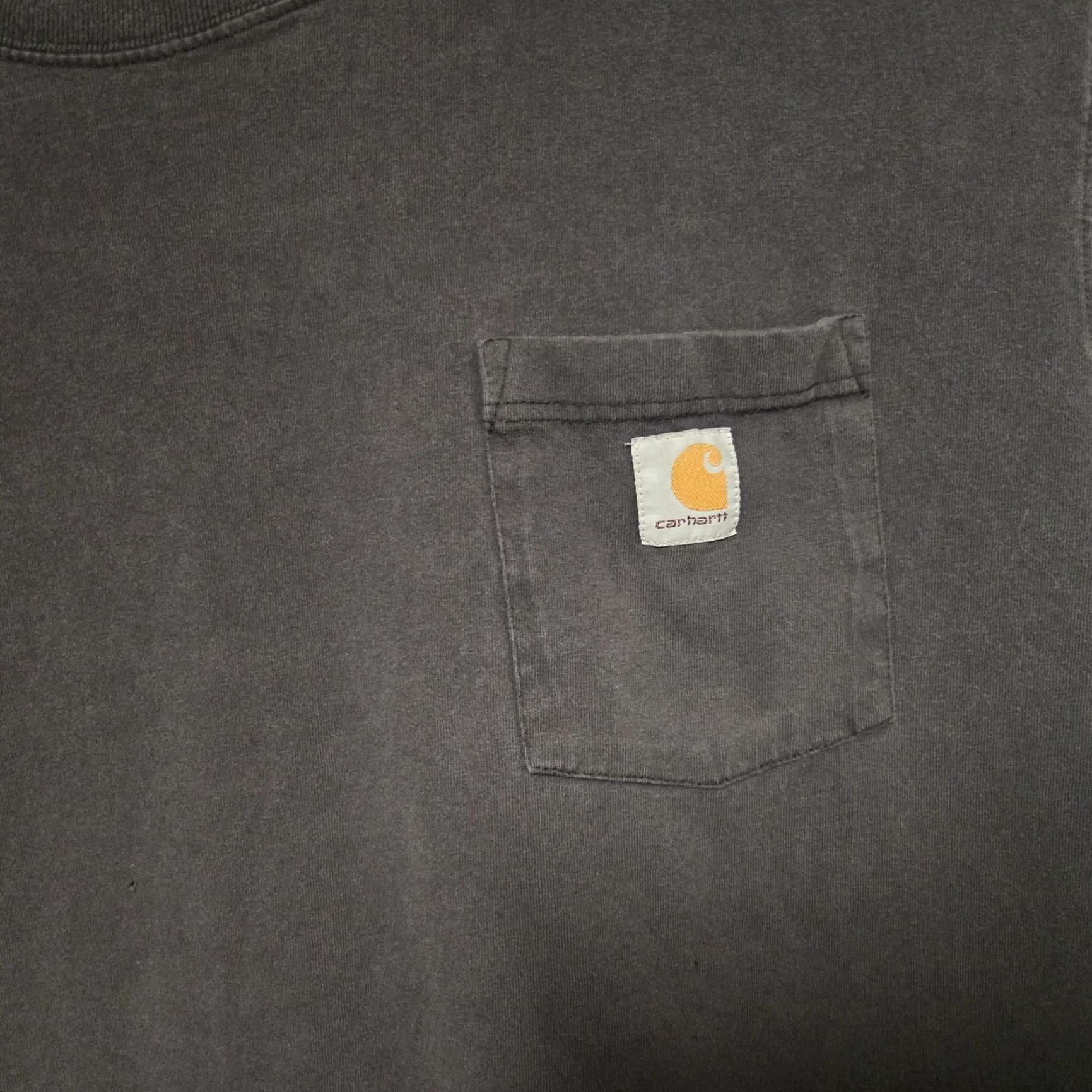 Carhartt VINTAGE Carhartt Original Fit Pocket T-Shirt 2XL Men Black Short Sleeve Tee Pockets THRASHED Size US XXL / EU 58 / 5 - 4 Thumbnail