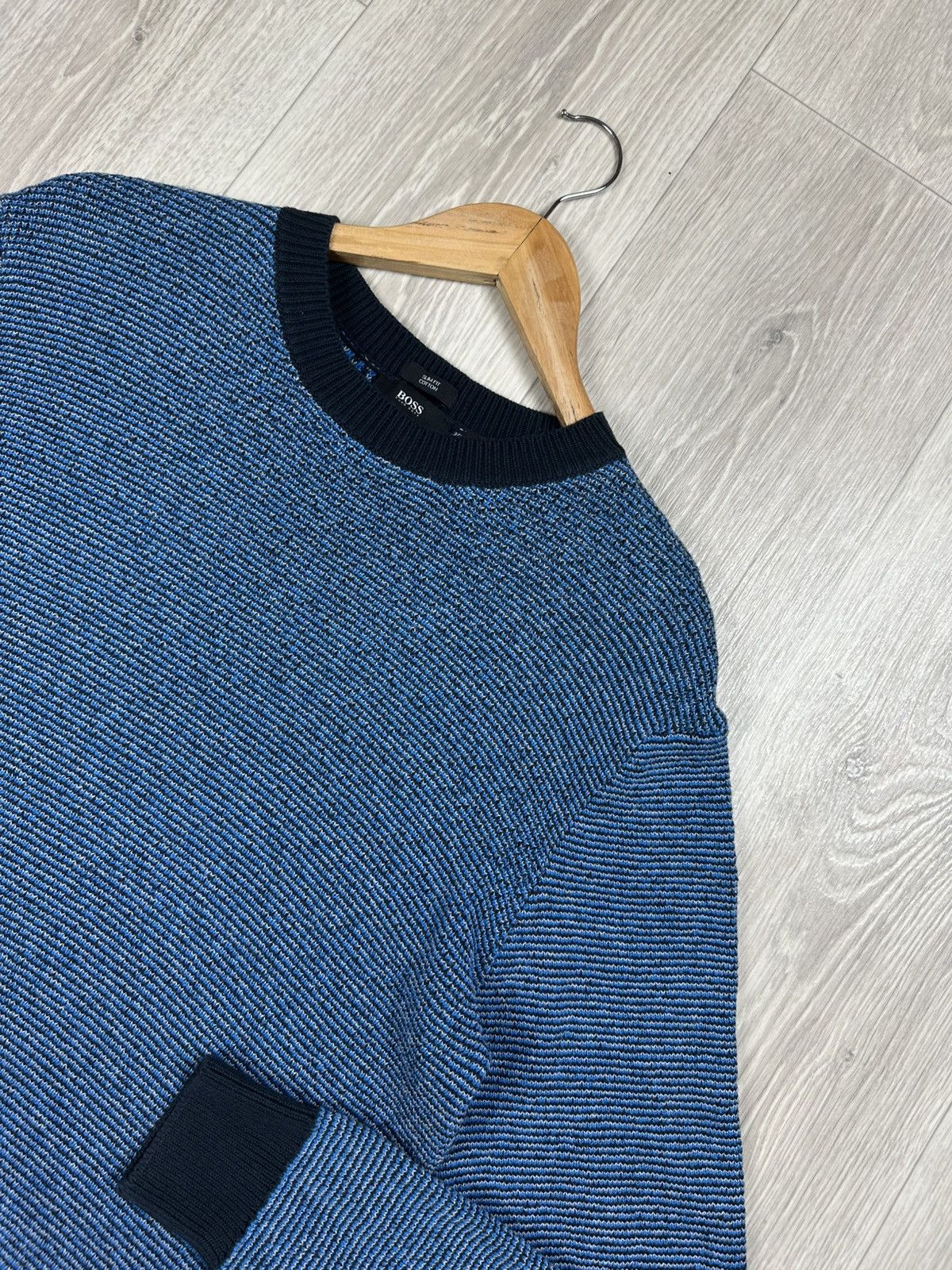 Hugo Boss Hugo Boss Slim Fit Cotton Sweater Size M Size US M / EU 48-50 / 2 - 2 Thumbnail