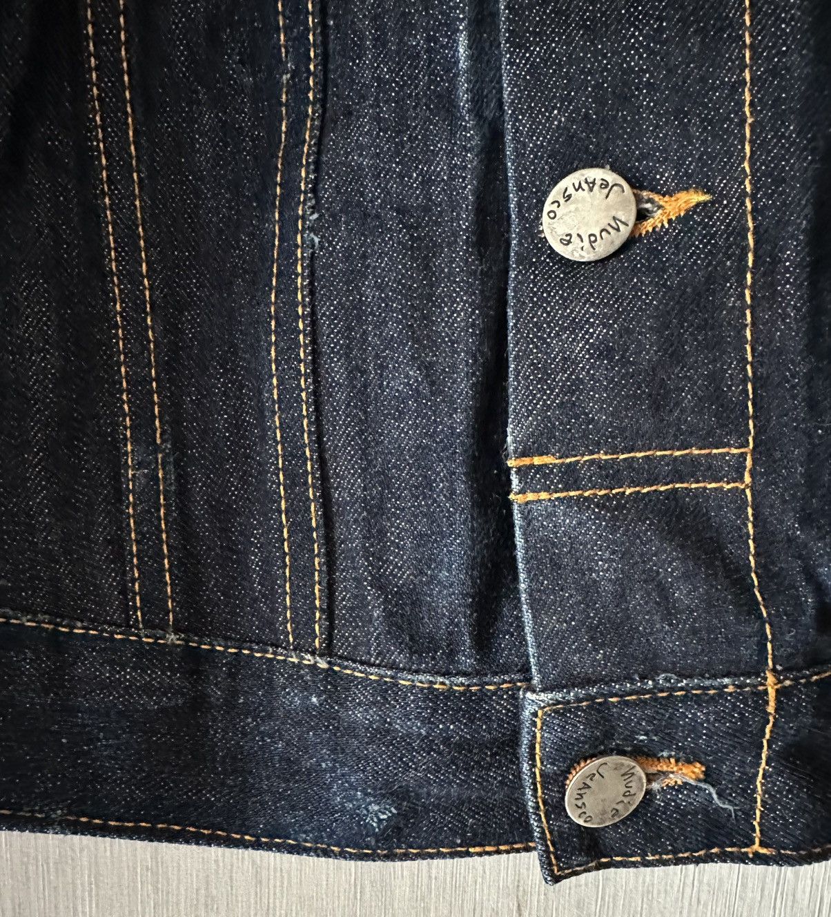 Nudie Jeans Billy Dry Selvage Size US M / EU 48-50 / 2 - 5 Thumbnail