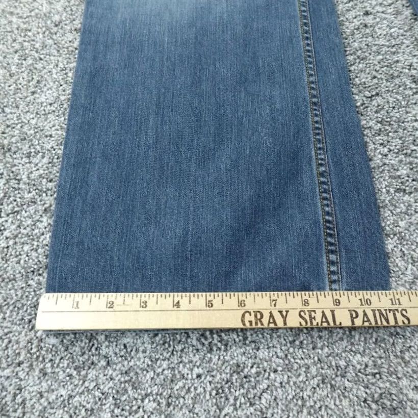 Levi's VTG Levis 567 Jeans Mens 38X32 Dark Blue Denim Bootcut Western 5-Pocket 567 Y2K Mens Jeans Size US 38 / EU 54 - 3 Thumbnail