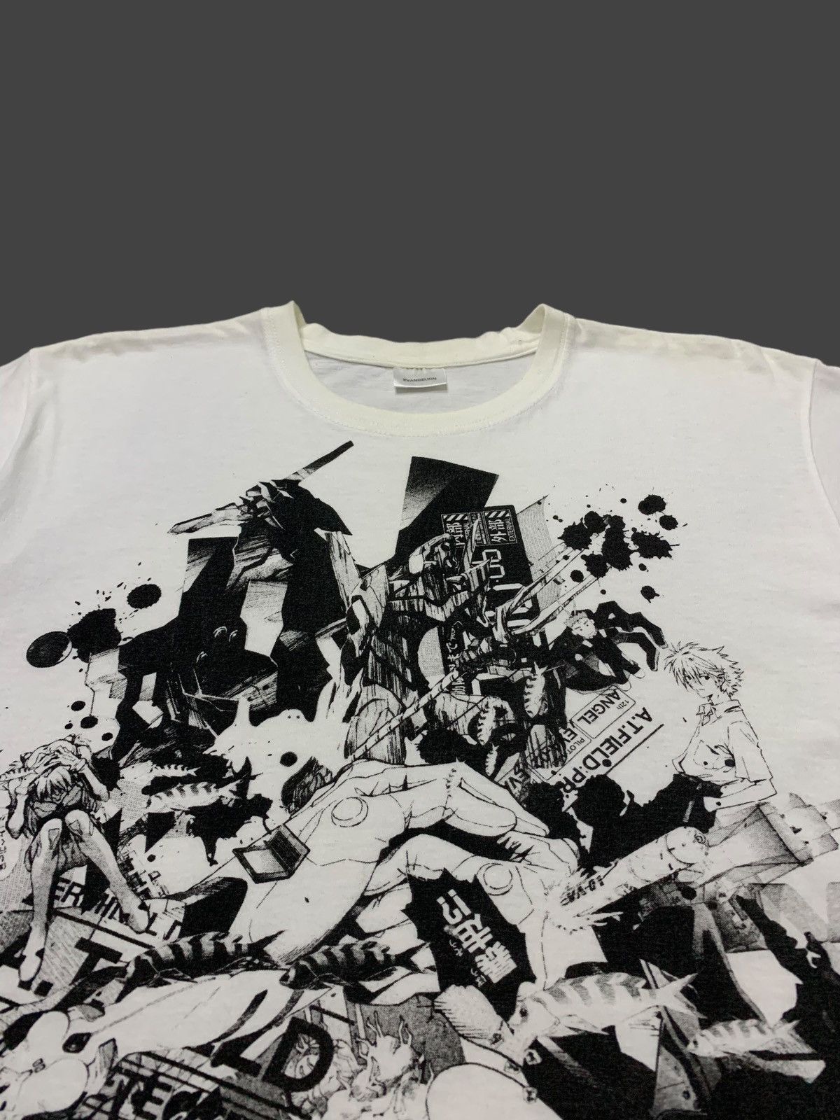 Japanese Brand × Vintage Vintage Neon Genesis Evangelion Anime Manga Movie TShirt Size US S / EU 44-46 / 1 - 4 Thumbnail