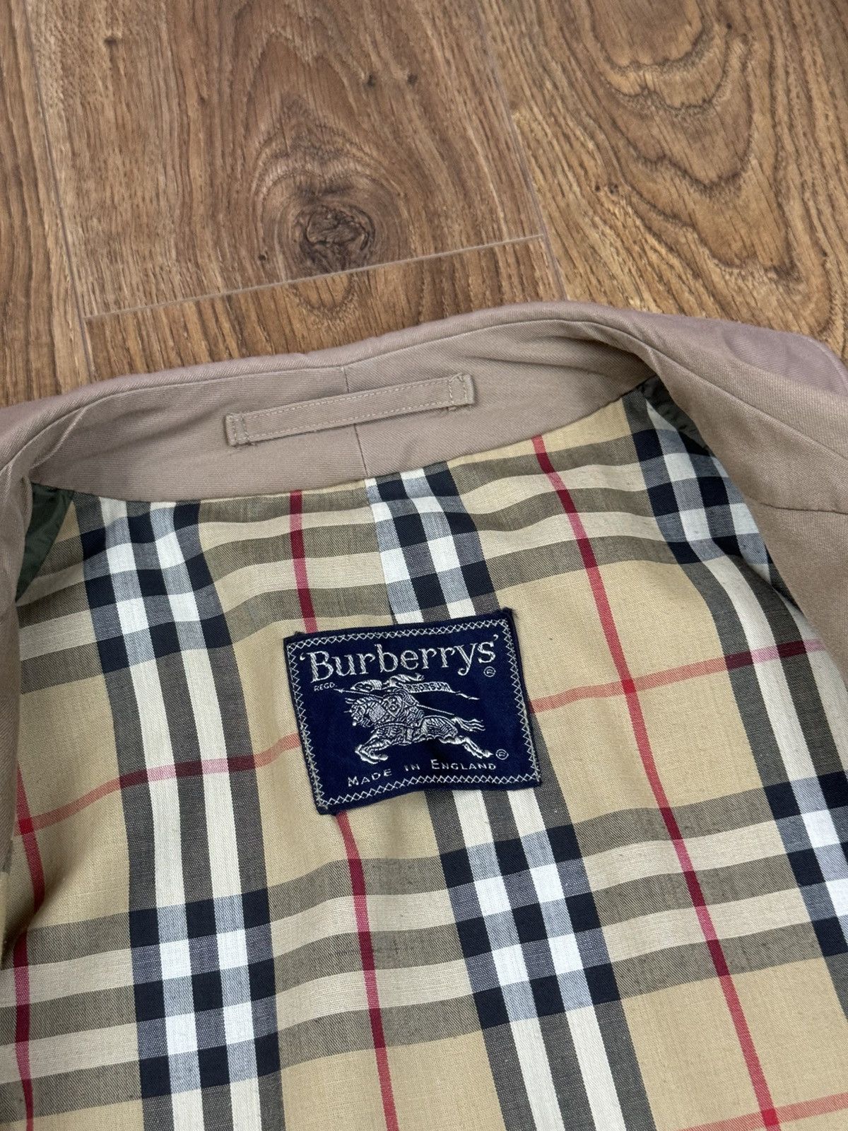 Burberry Wool trench coat Burberry Nova Check original luxury item Size US L / EU 52-54 / 3 - 3 Thumbnail