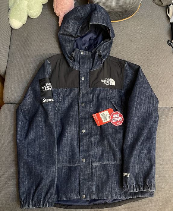 Supreme Supreme tnf the North face denim shot parka jacket