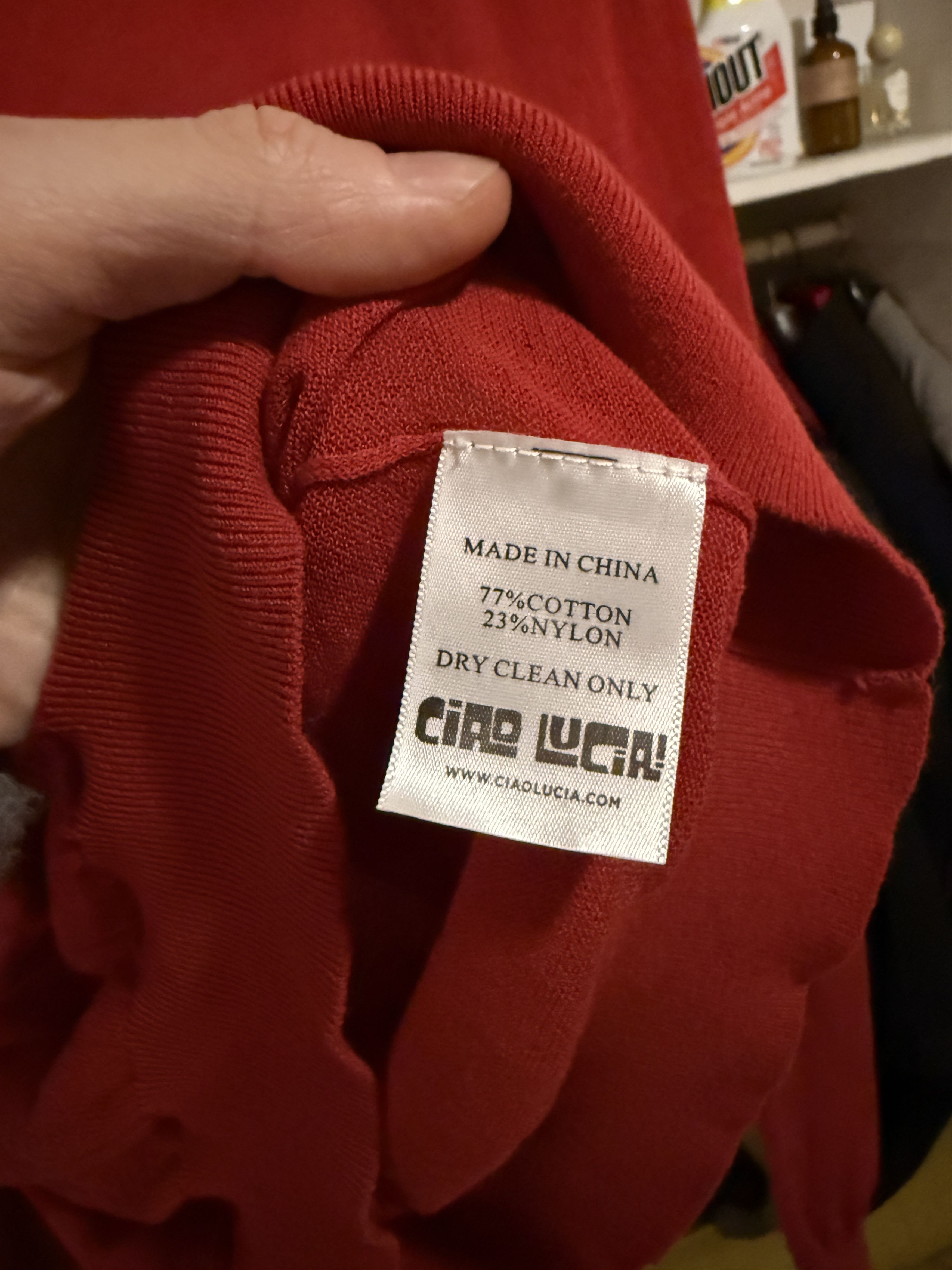 Ciao Lucia Red light sheer sweater Size L / US 10 / IT 46 - 3 Thumbnail