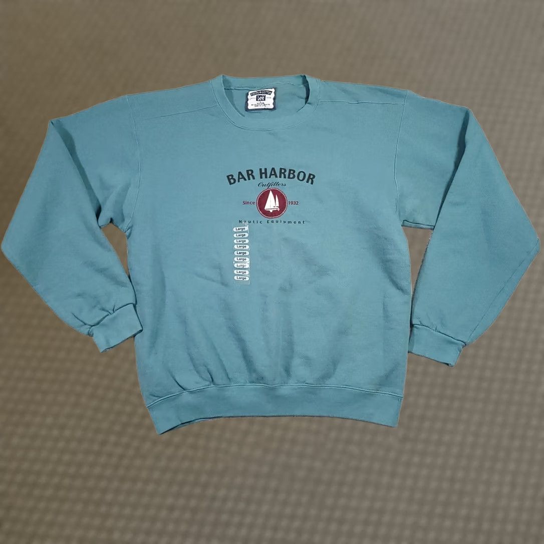 Lee VINTAGE Lee Sweatshirt Crewneck Mens Large Bar Harbor Nautic Sail USA Size US L / EU 52-54 / 3 - 1 Thumbnail