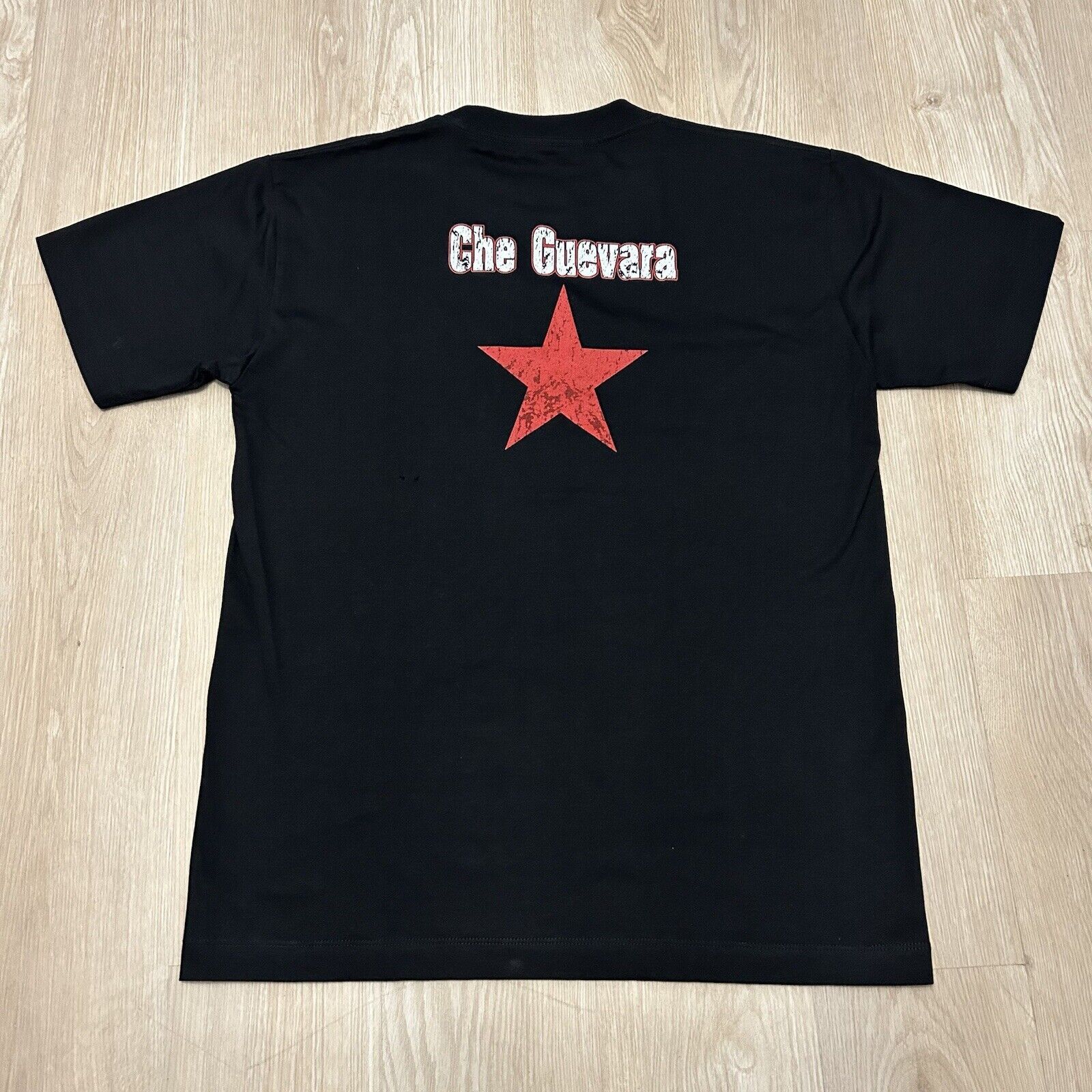 Rap Tees × Vintage Vintage 90s El Che Guevara Portrait Guerilla Black T Shirt Size US M / EU 48-50 / 2 - 4 Thumbnail